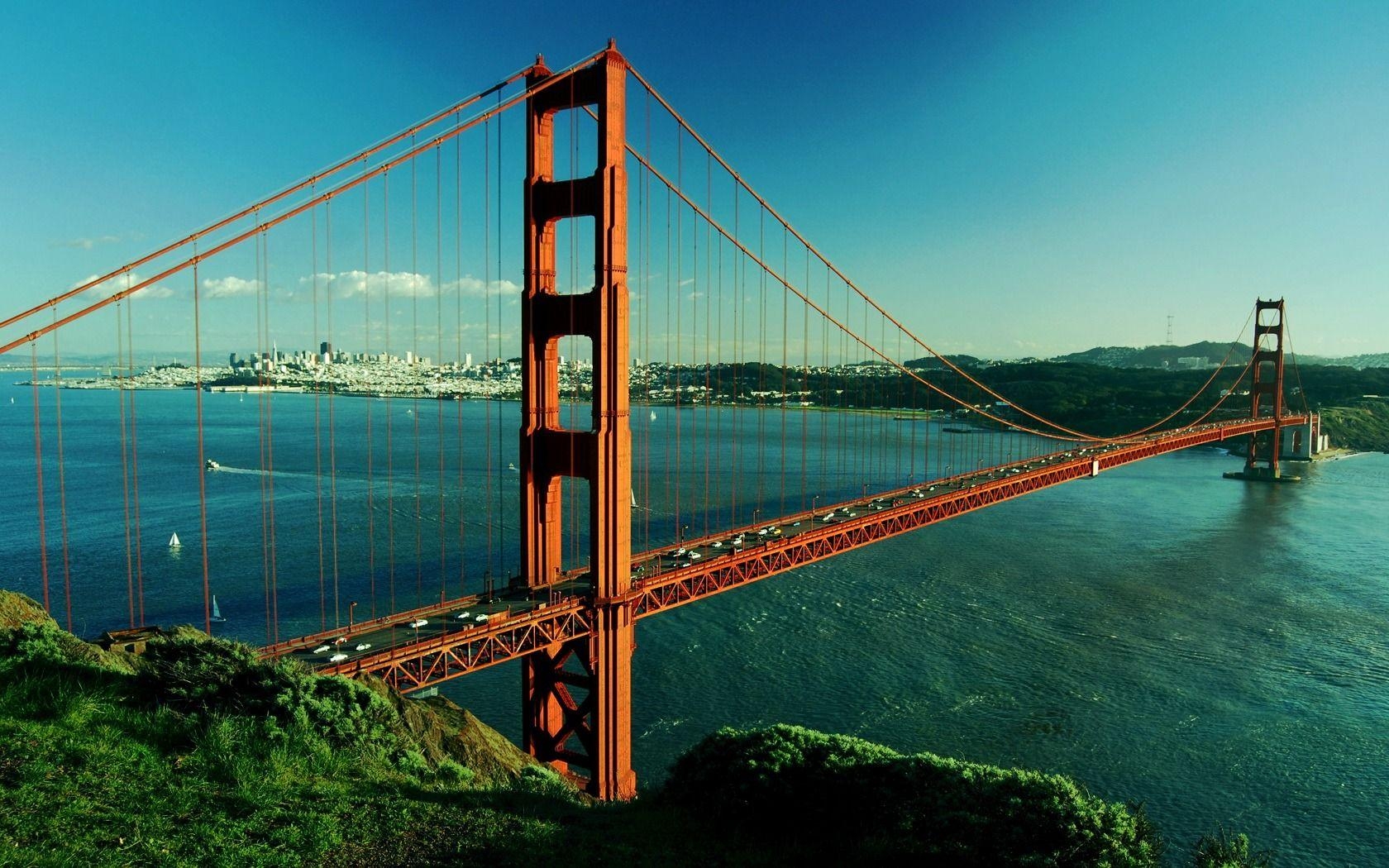 Golden Gate, USA, Brücke, Hintergrundbild, Welt, 1680x1050 HD Desktop