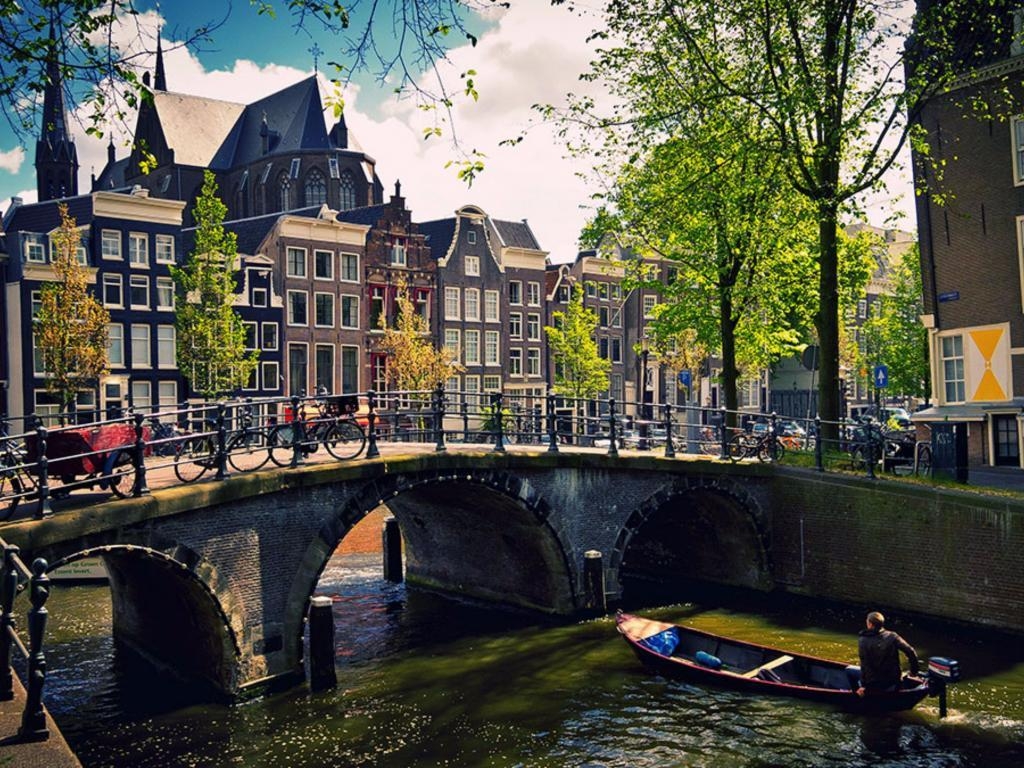 Amsterdam, Ultra HD, Reise, Städte Skyline, Holland, 1030x770 HD Desktop