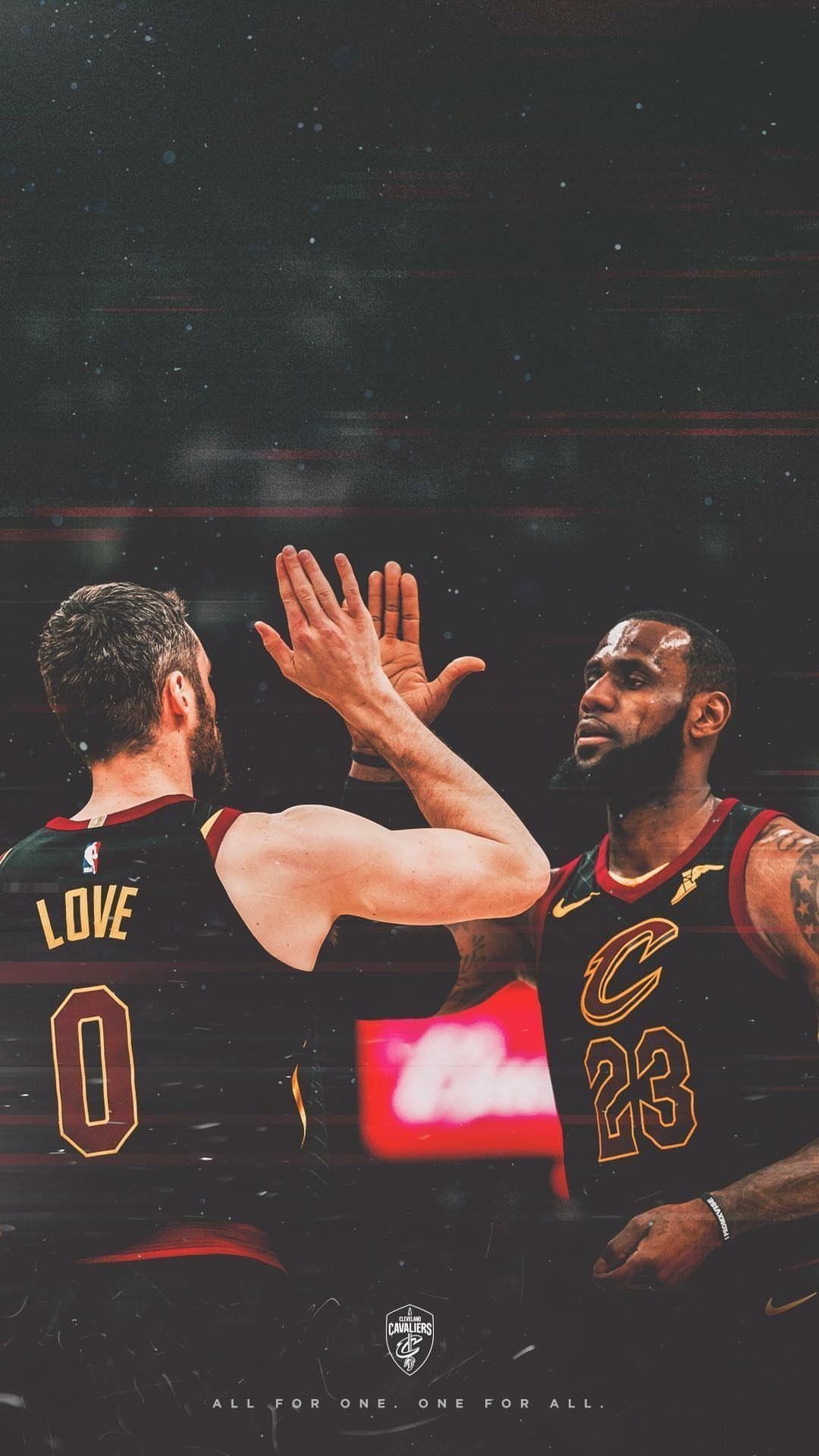 Kevin Love, LeBron James, Finals, NBA, Team, 1080x1920 Full HD Handy