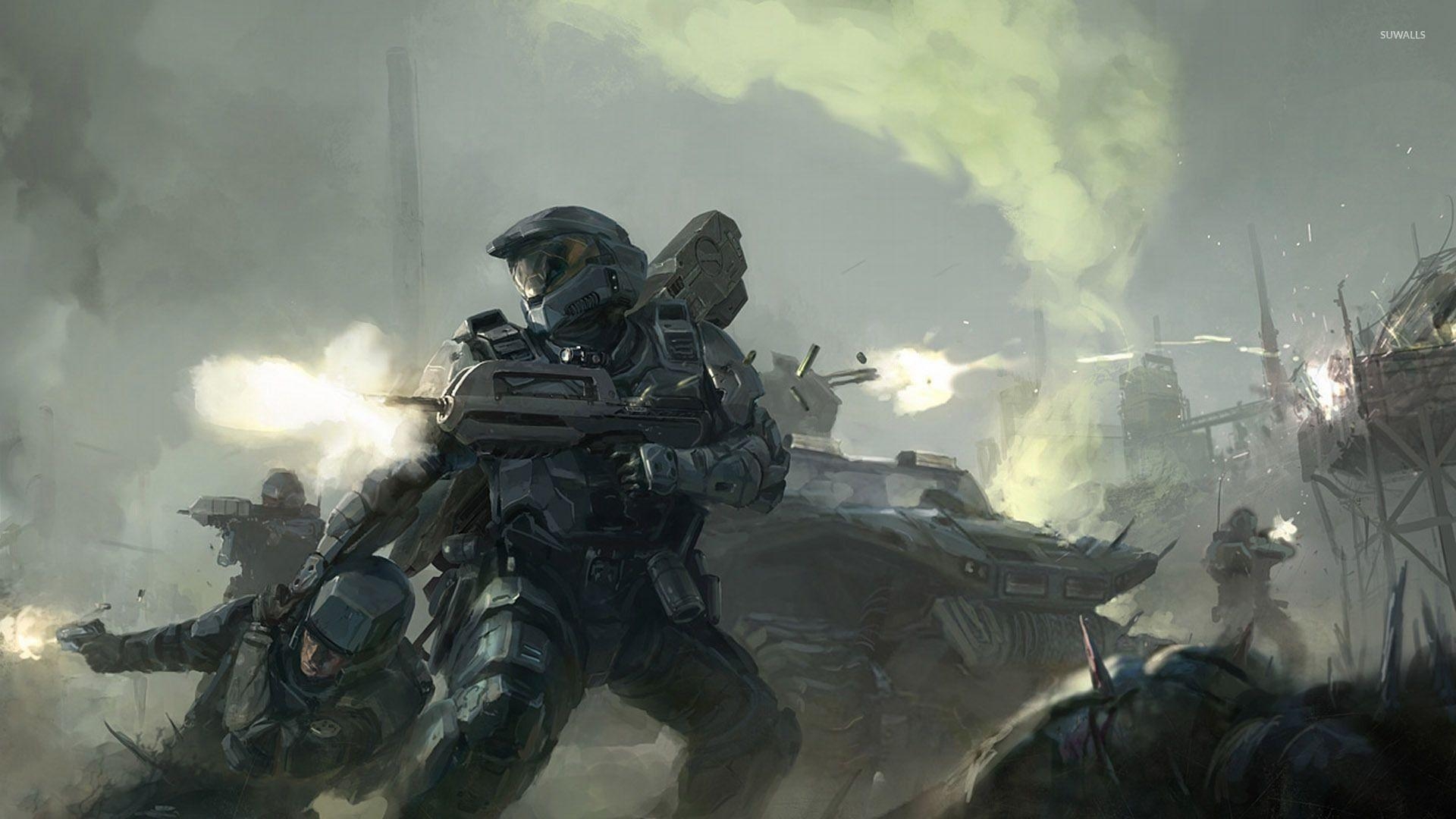 Halo, Gaming, Wallpaper, Hintergrund, FPS, 1920x1080 Full HD Desktop