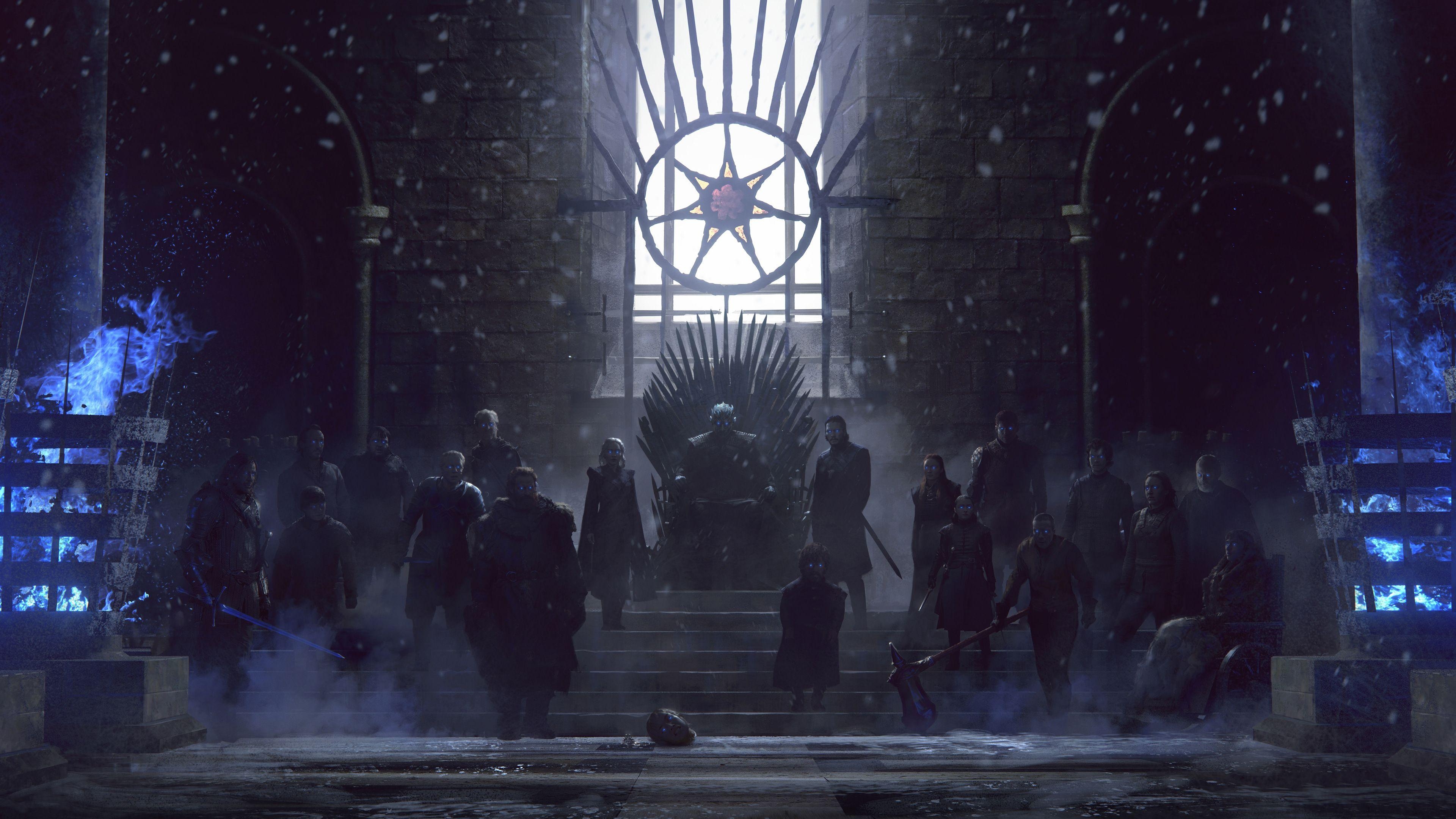 Game of Thrones, Iron Throne, Charaktere, 4K, Fantasy, 3840x2160 4K Desktop