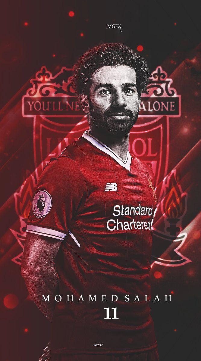 Mohamed Salah, Egyptian King, HD Bild, Fußball, Hintergrund, 670x1200 HD Handy