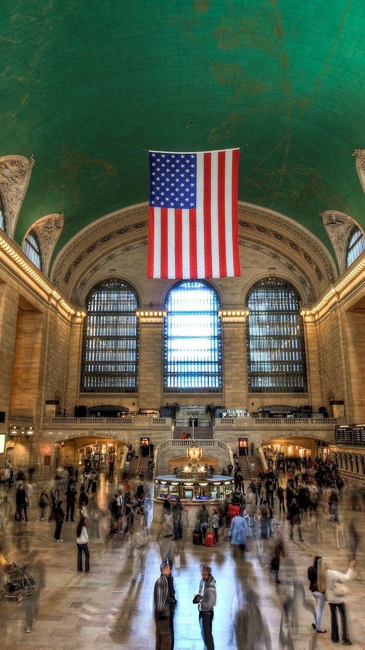 New York, USA, Grand Central Terminal, iPhone, Hintergrund, 750x1340 HD Handy