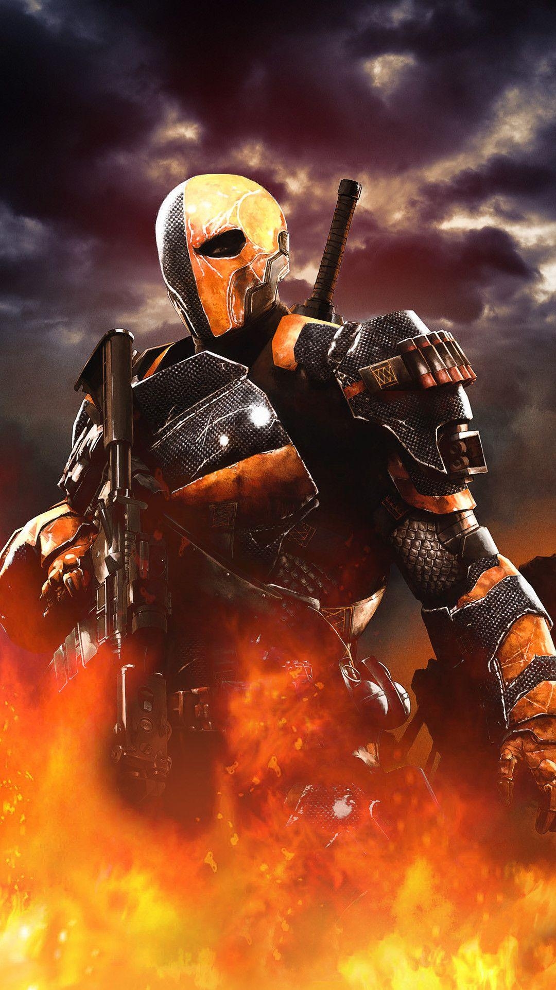 Deathstroke, Comiccharakter, Wallpaper, Bösewicht, HD, 1080x1930 HD Handy