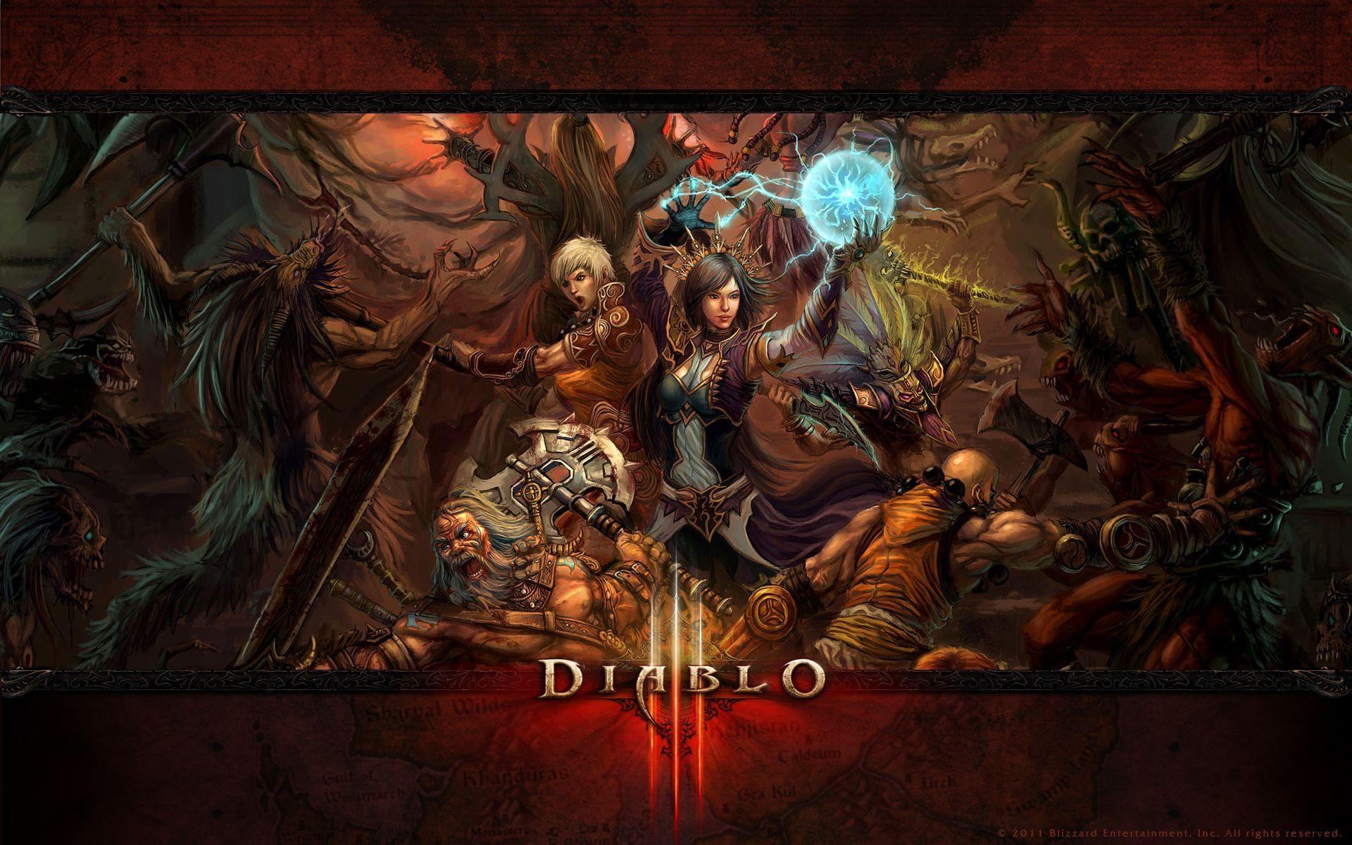 Diablo III, HD, PC, Gaming, Dämonen, 1920x1200 HD Desktop