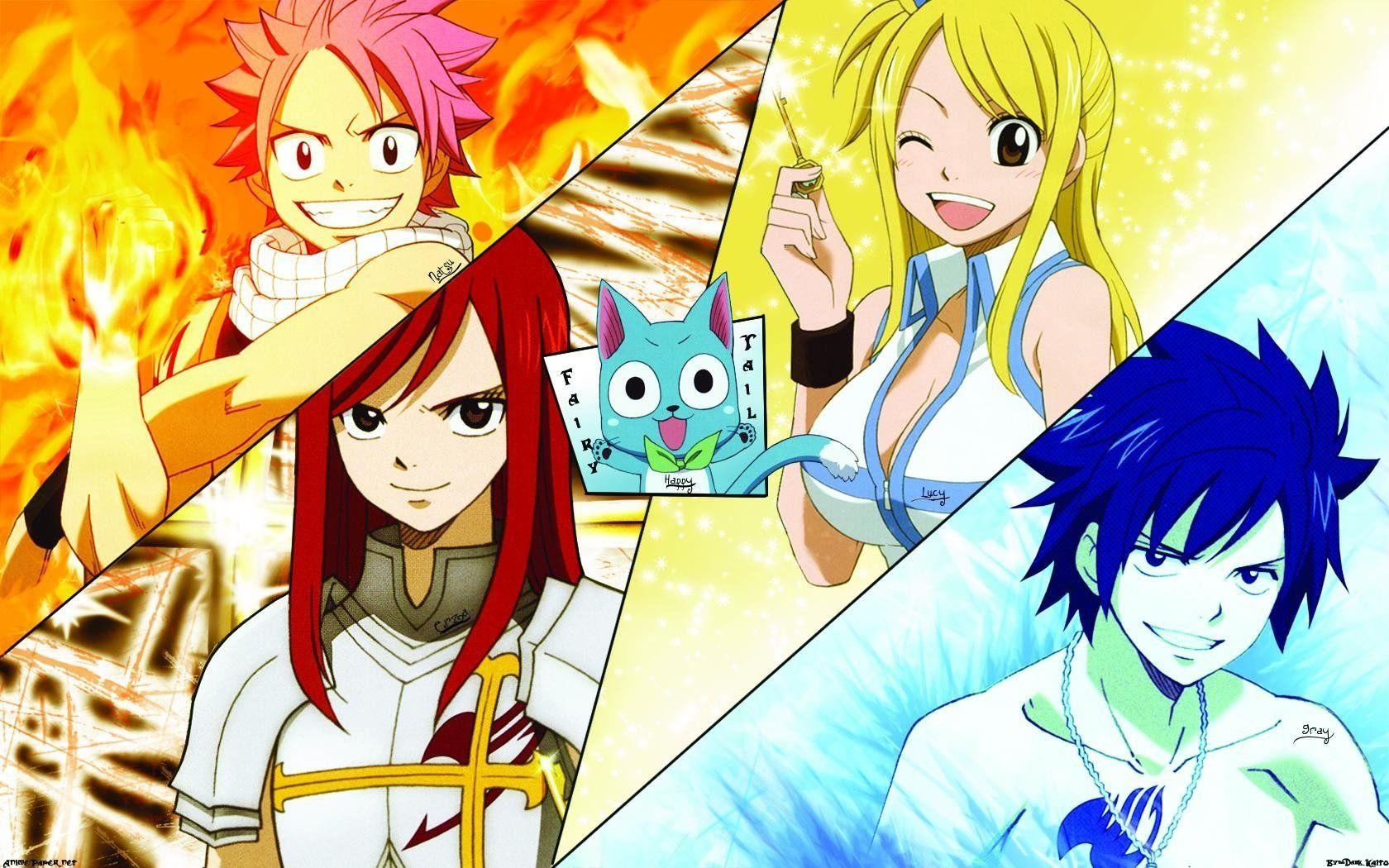 Fairy Tail, HD, Anime, Hintergrund, Manga, 1680x1050 HD Desktop