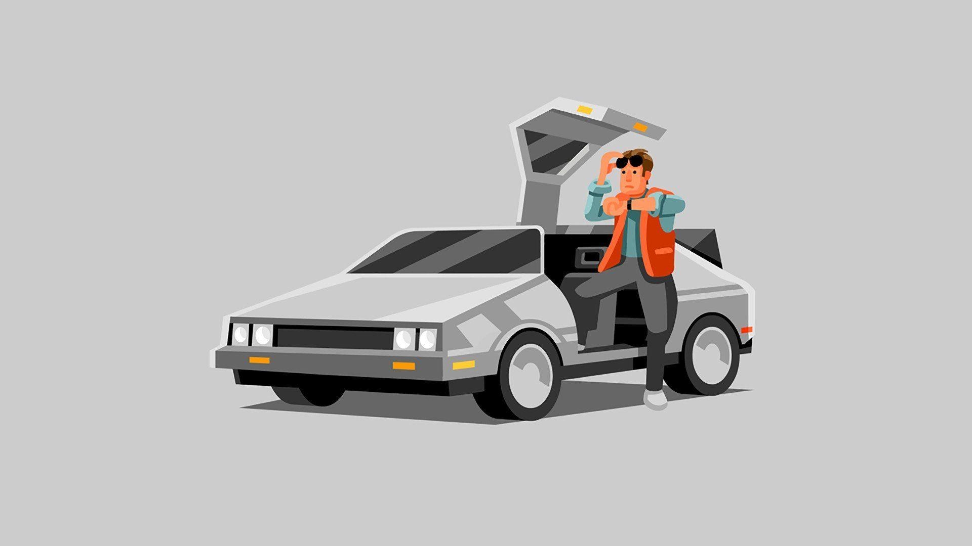 DeLorean, Filmzukunft, Hochauflösend, Klassiker, Bild, 1920x1080 Full HD Desktop