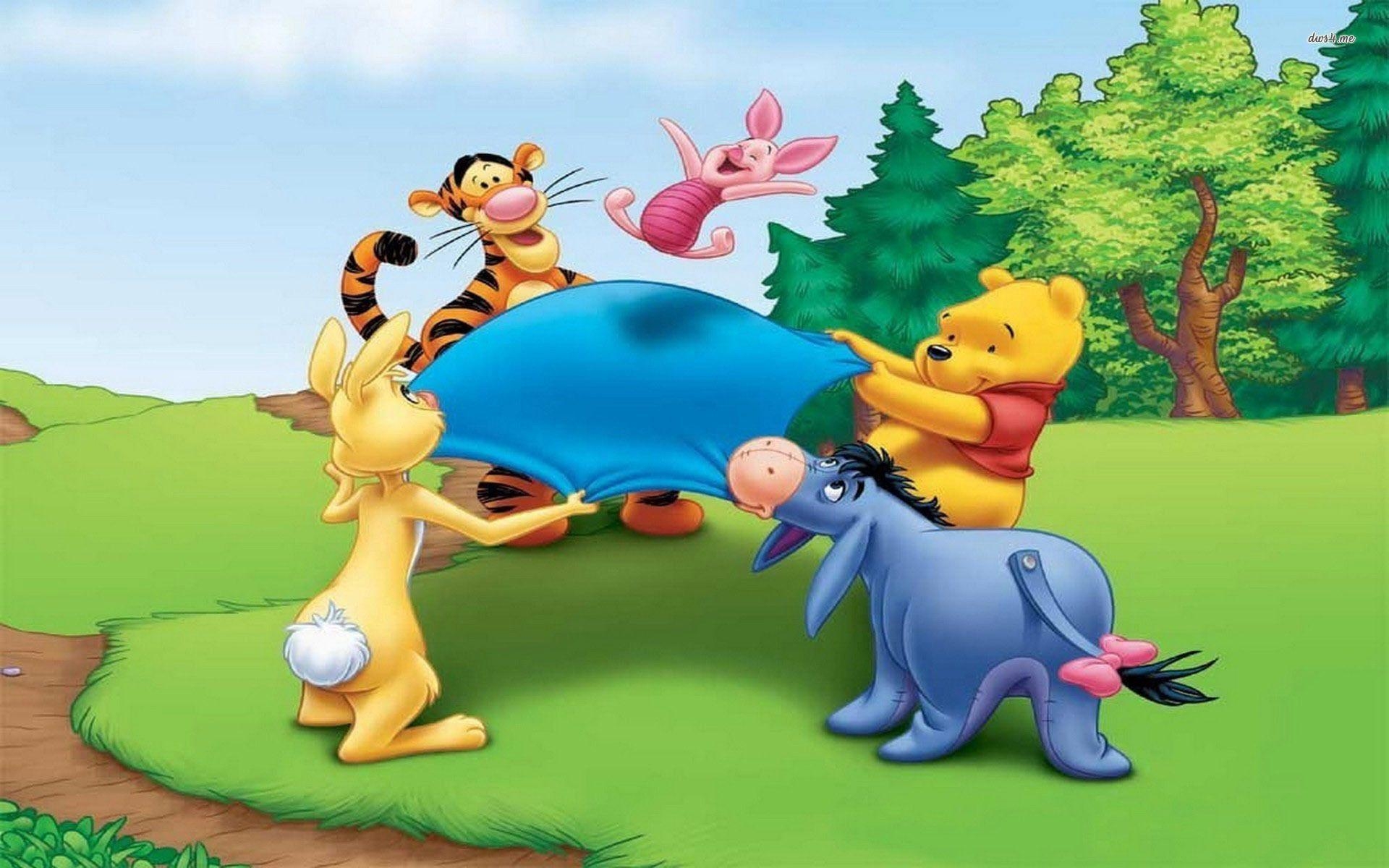 Winnie Puuh, Cartoon, Hintergrund, Disney, Kindertapete, 1920x1200 HD Desktop