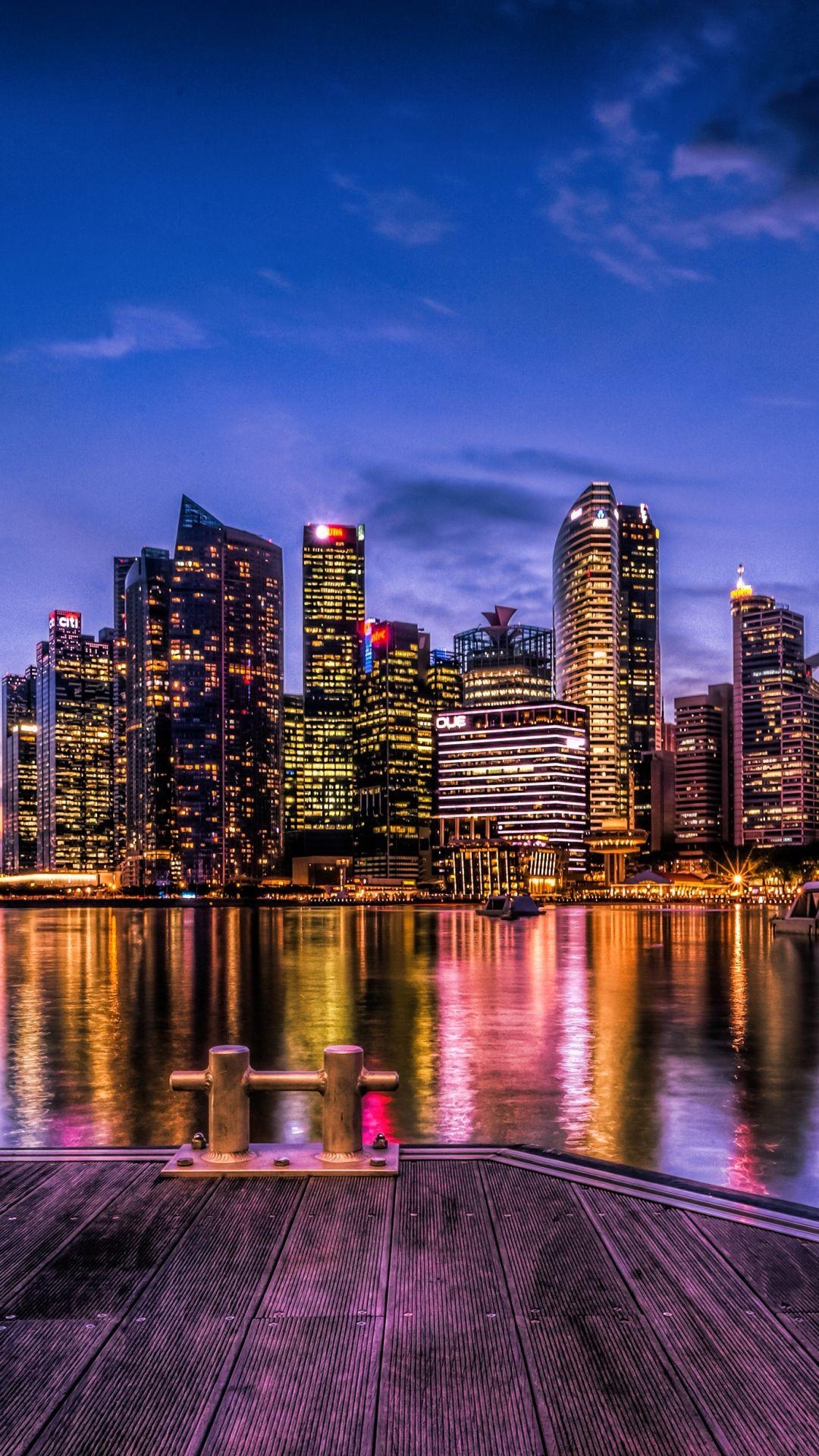 Künstlich erschaffen, Singapur, Stadtansicht, Urban, Reisen, 1080x1920 Full HD Handy