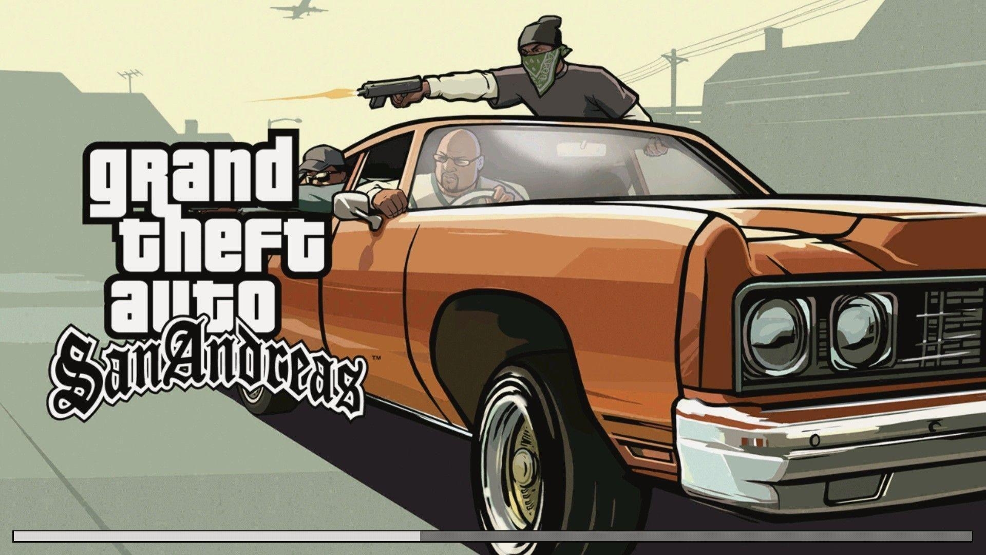 GTA San Andreas, Anime, Gaming, 2020, Hauptspiel, 1920x1080 Full HD Desktop