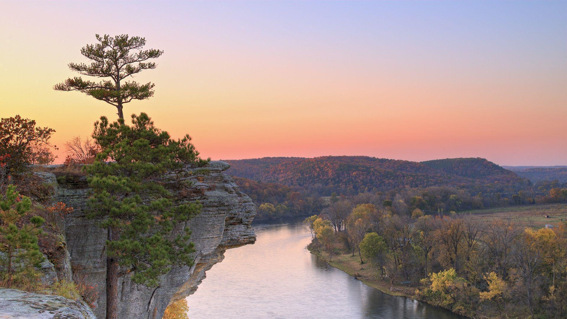 Arkansas, Reisen, USA, Natur, Wald, 1920x1080 Full HD Desktop