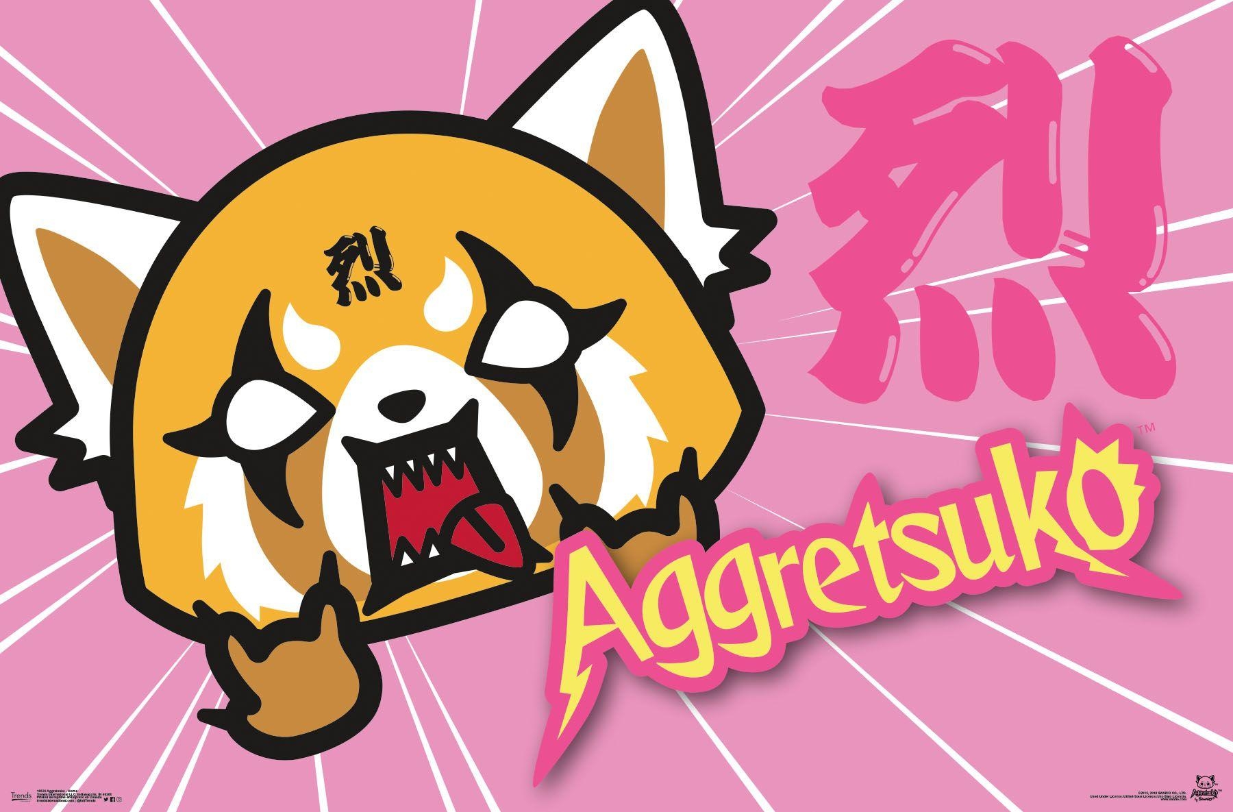 Aggretsuko, Rotpanda, Anime, Sanrio, Musik, 1800x1190 HD Desktop