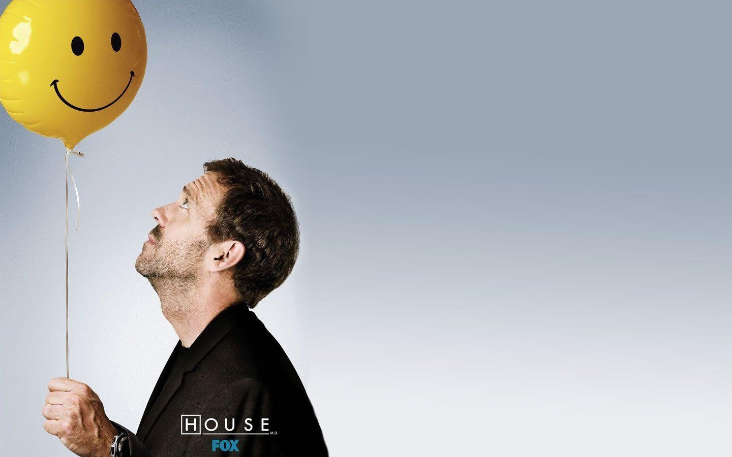 Hugh Laurie, Gregory, Ballons, House MD, medizinisch, 1440x900 HD Desktop