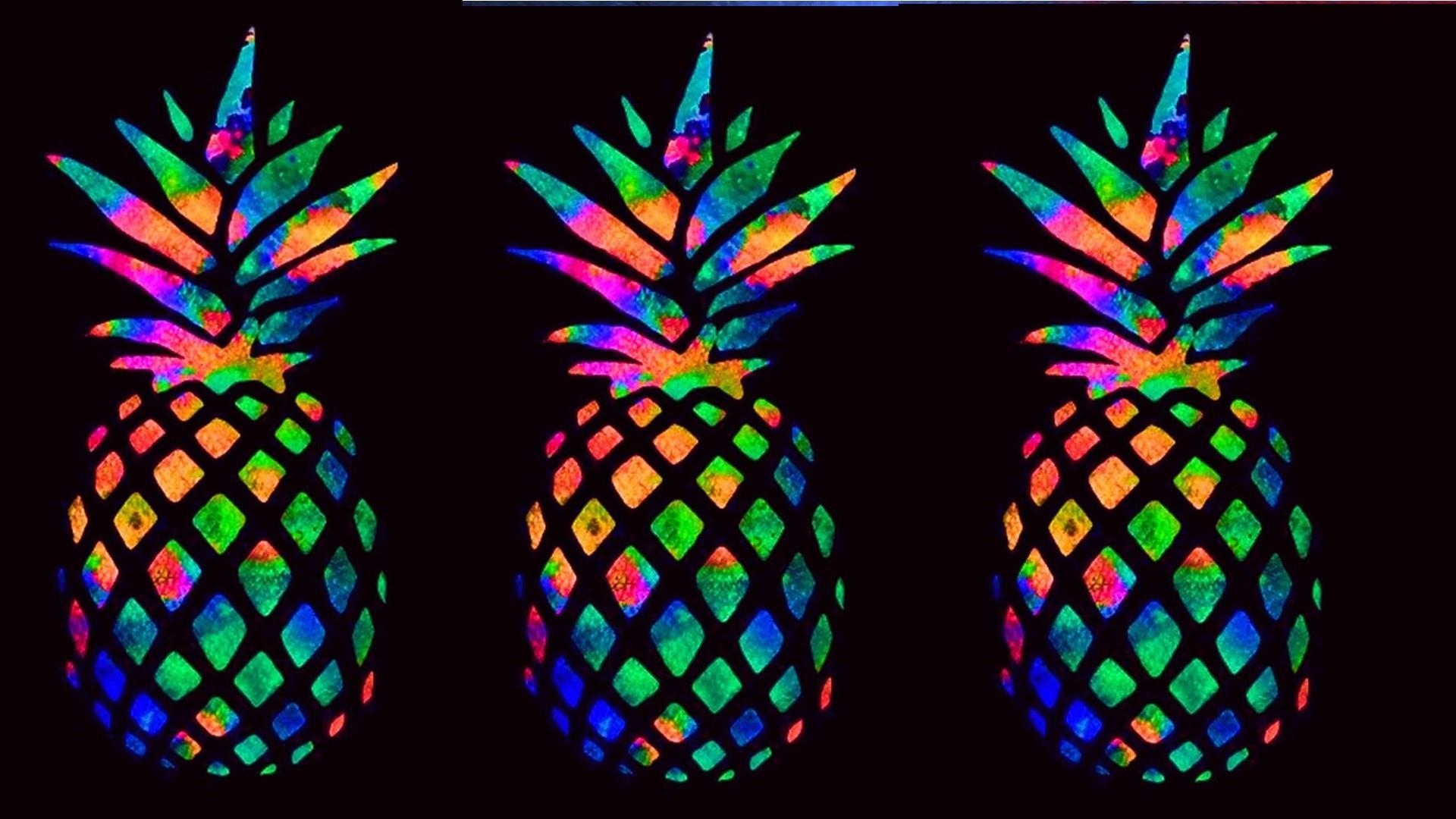 Regenbogen, Ananas, Studio 10, Frucht, Wallpaper, 1920x1080 Full HD Desktop