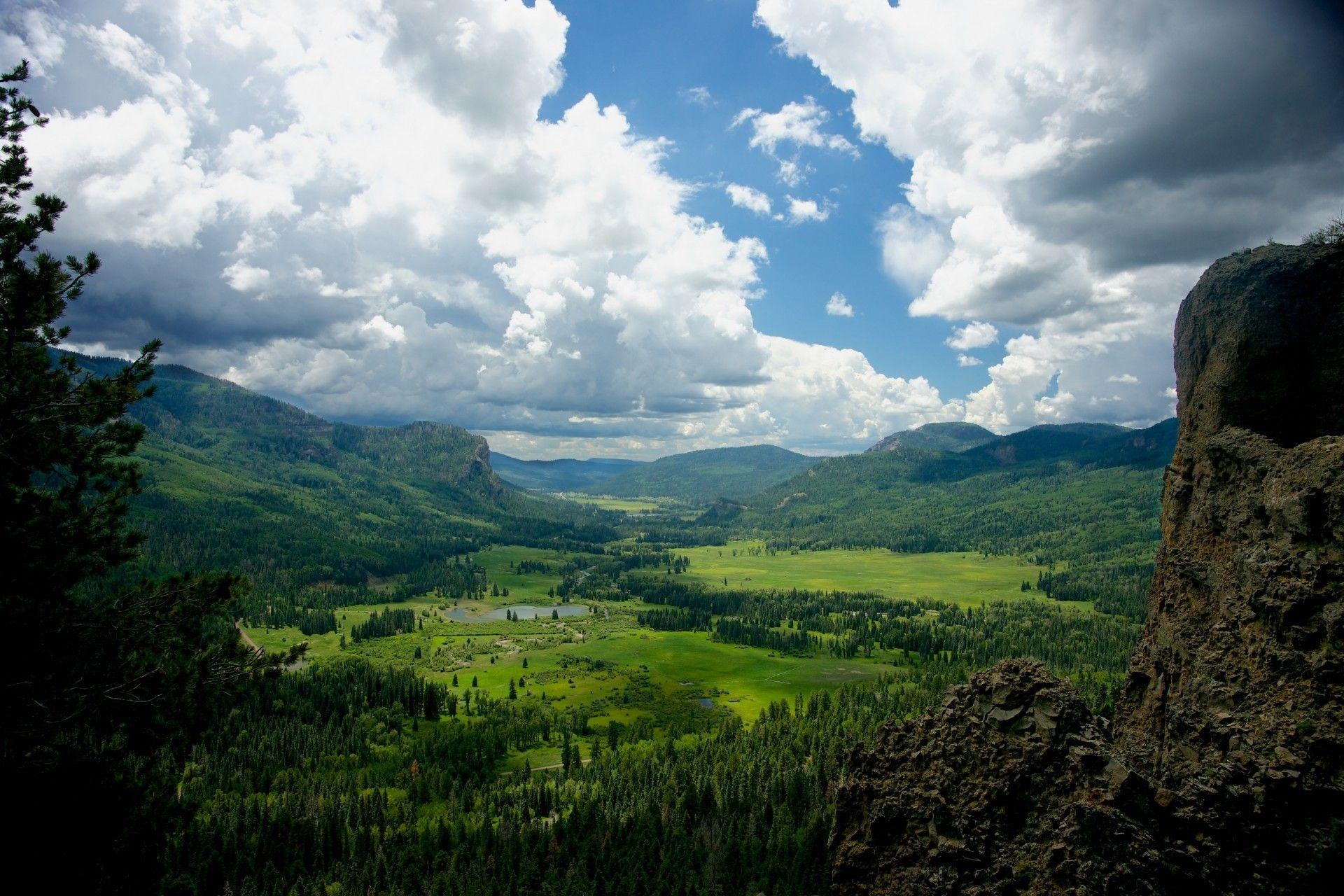 Berge, Grün, Tal, Nord, New Mexico, 1920x1280 HD Desktop