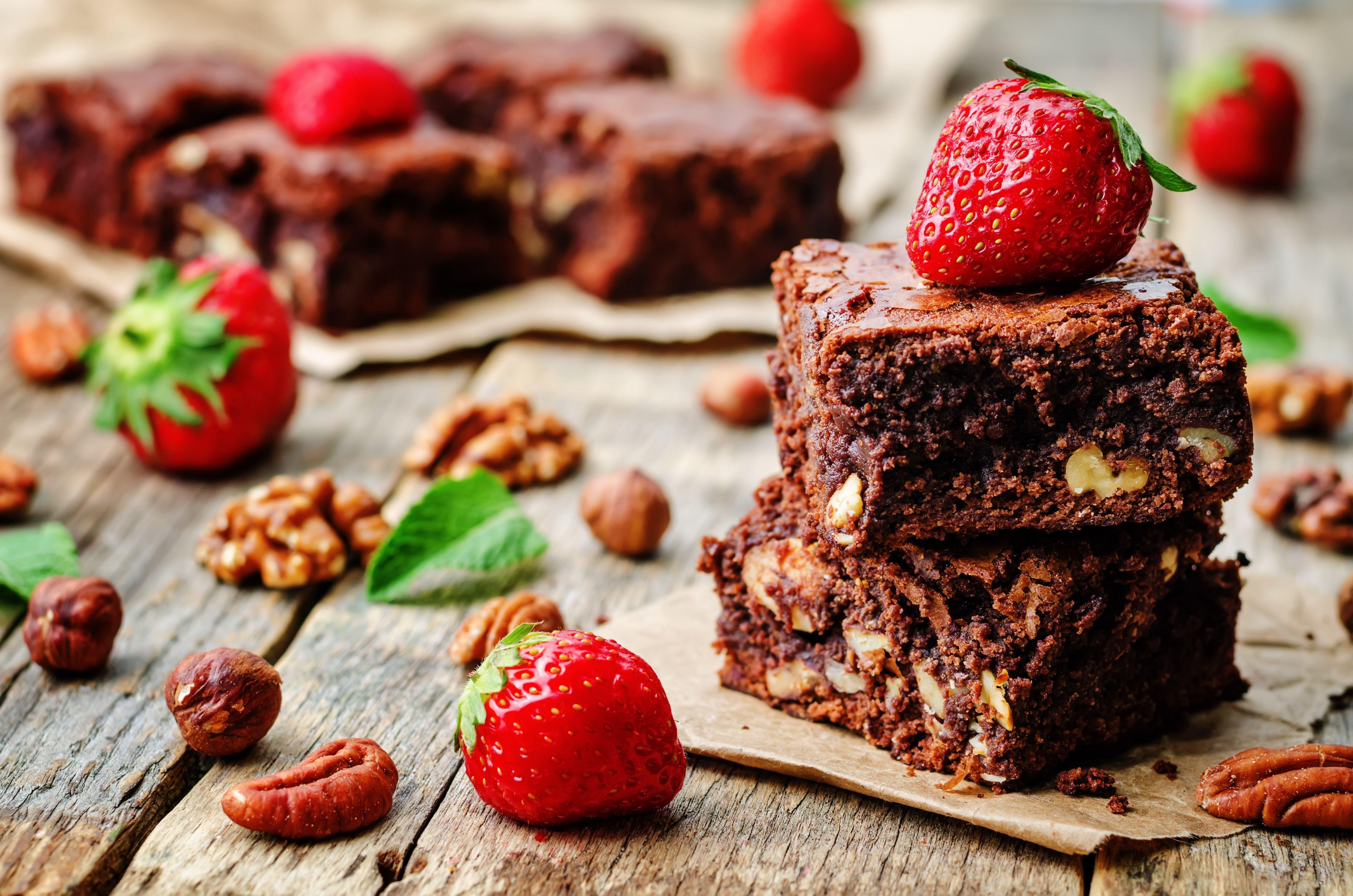 Brownie, 4K, Ultra HD, Bild, lecker, 4930x3270 4K Desktop