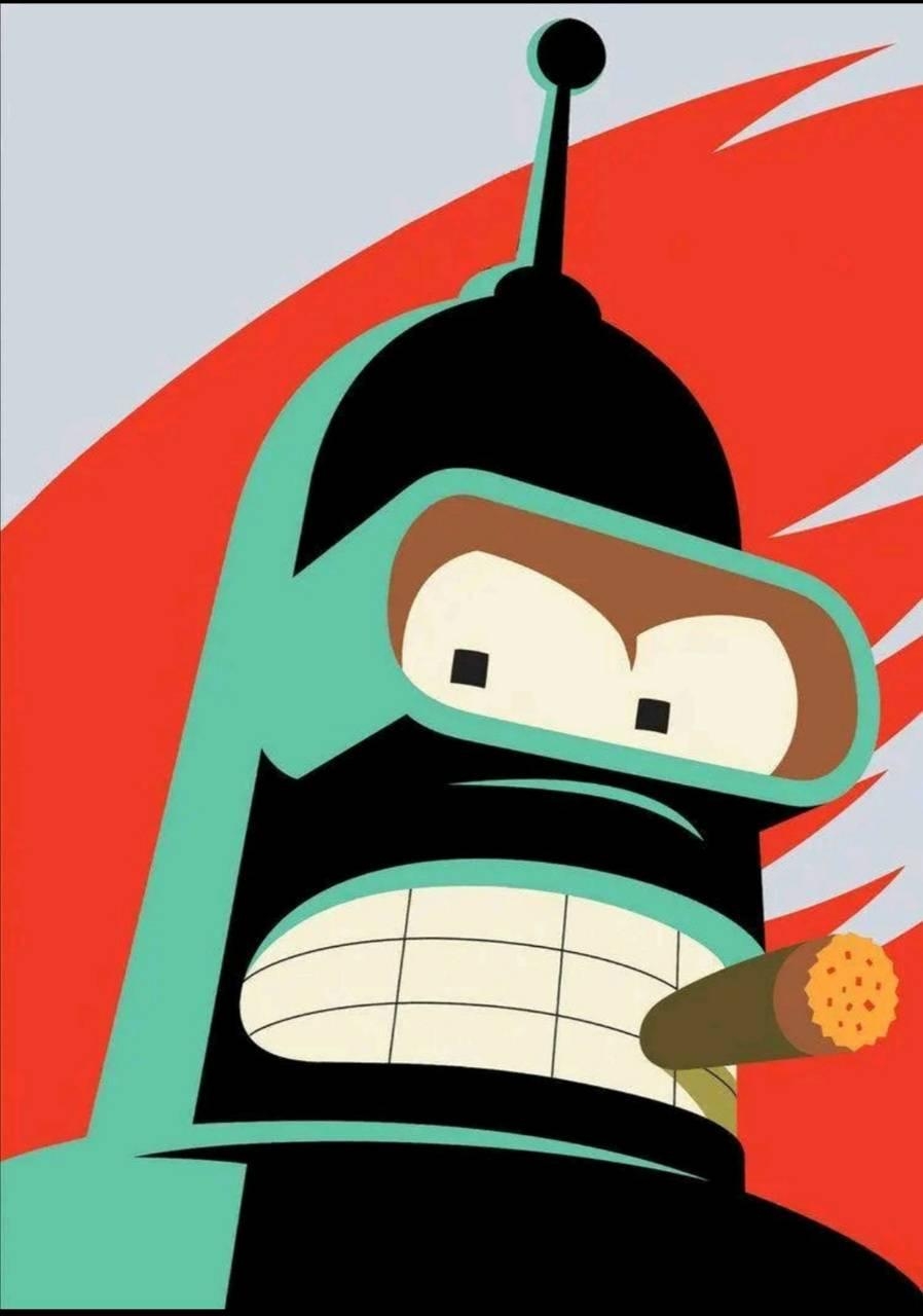 Bender, Futurama, Cartoon, Kultfigur, Hintergrundbild, 900x1280 HD Handy