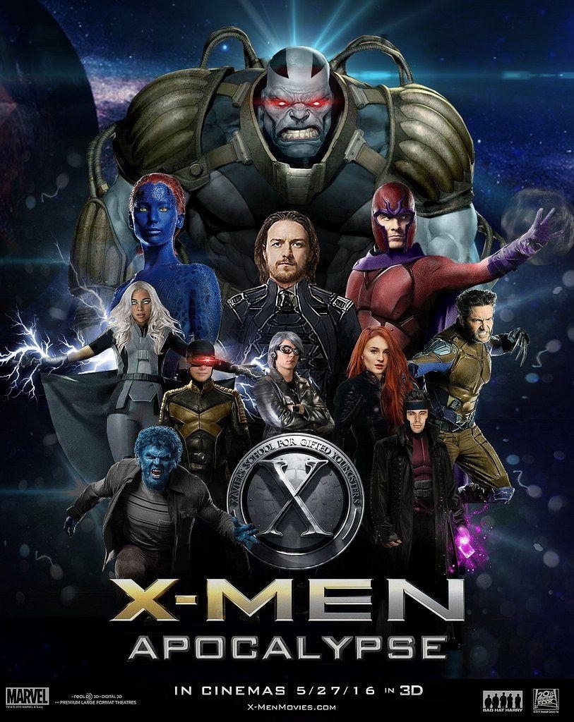 X-Men, Apocalypse 2016, Filmplakat, kostenloser Download, 820x1030 HD Handy