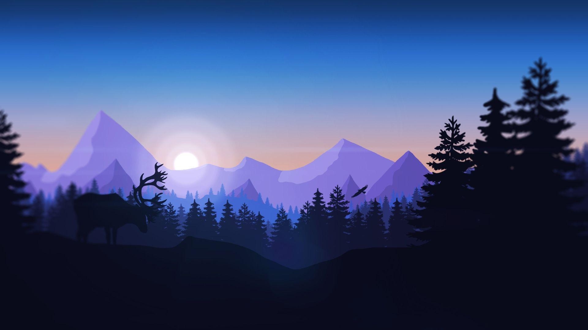 Firewatch, HD, kostenlos, Download, Hintergrund, 1920x1080 Full HD Desktop