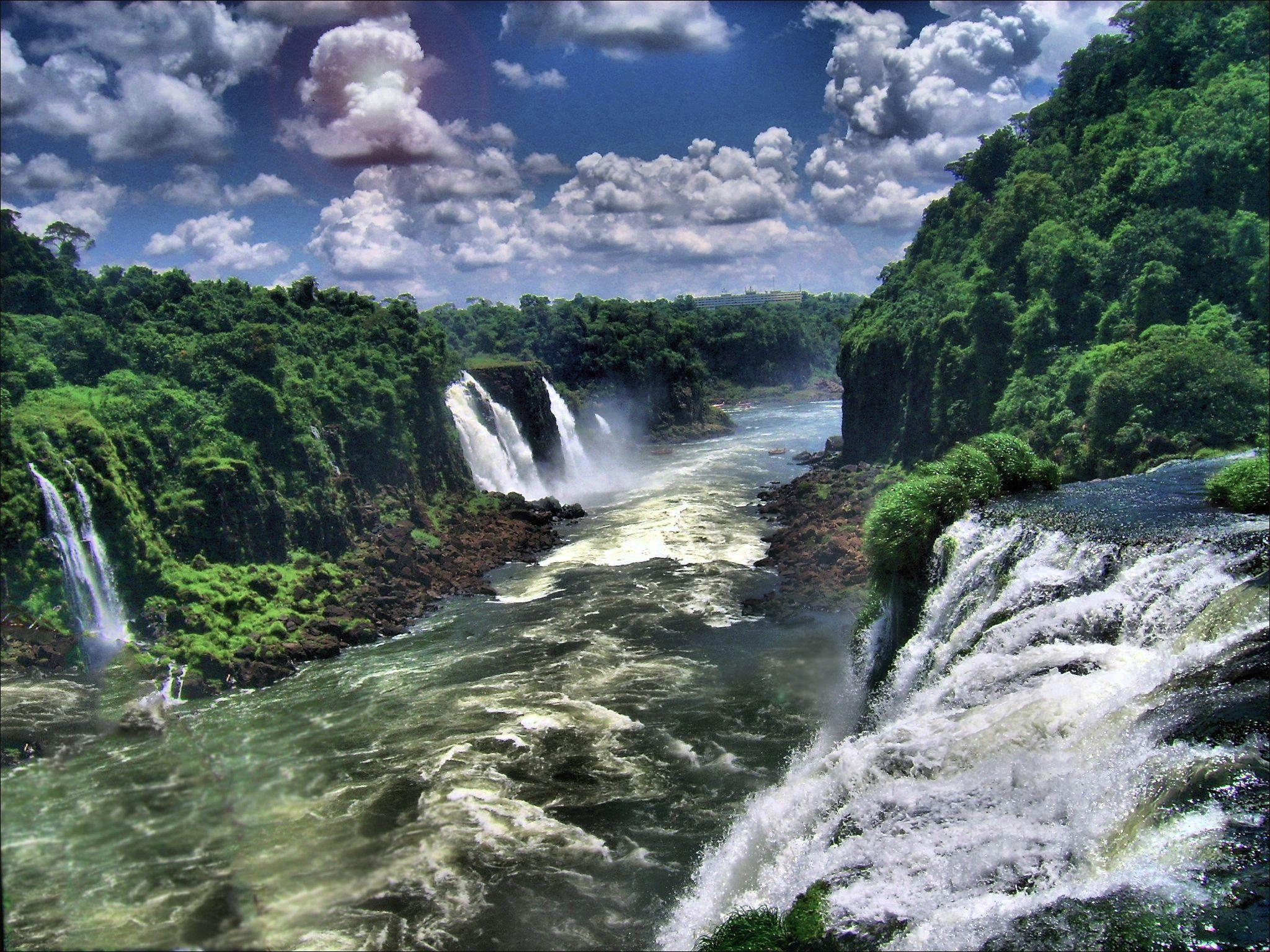 Iguazú, Wasserfälle, Natur, Südamerika, Herrlich, 2050x1540 HD Desktop