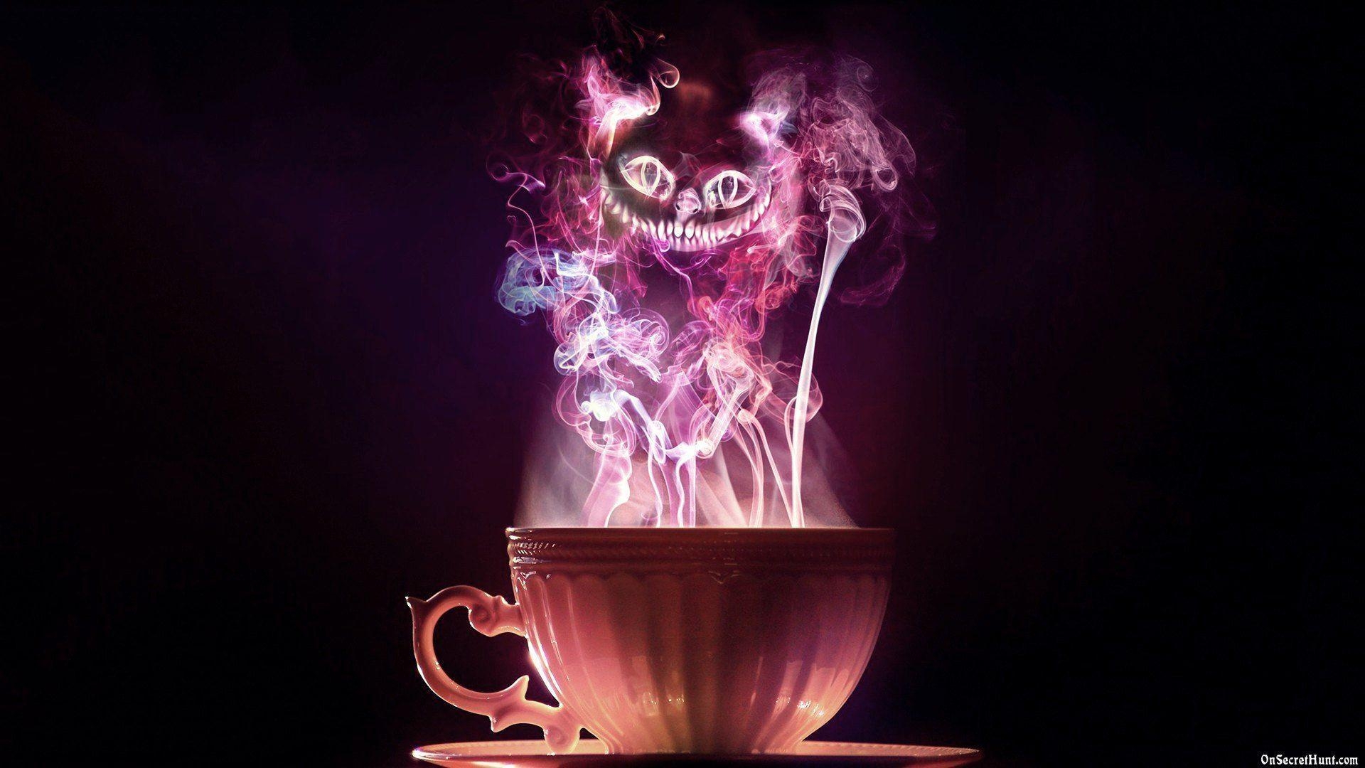 Cheshire Cat, Cartoon, Grinsekatze, Alice, Wunderland, 1920x1080 Full HD Desktop