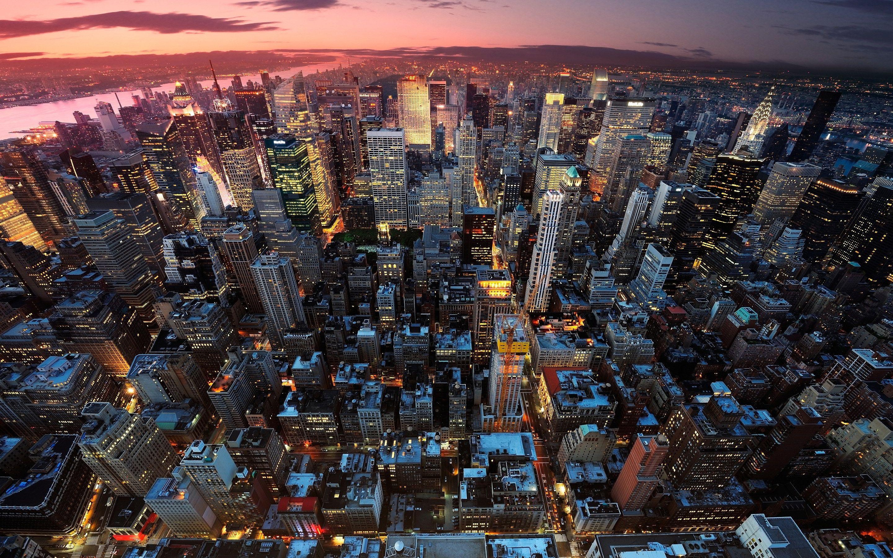 New York, HD, Hintergrundbild, Skyline, Stadt, 2880x1800 HD Desktop