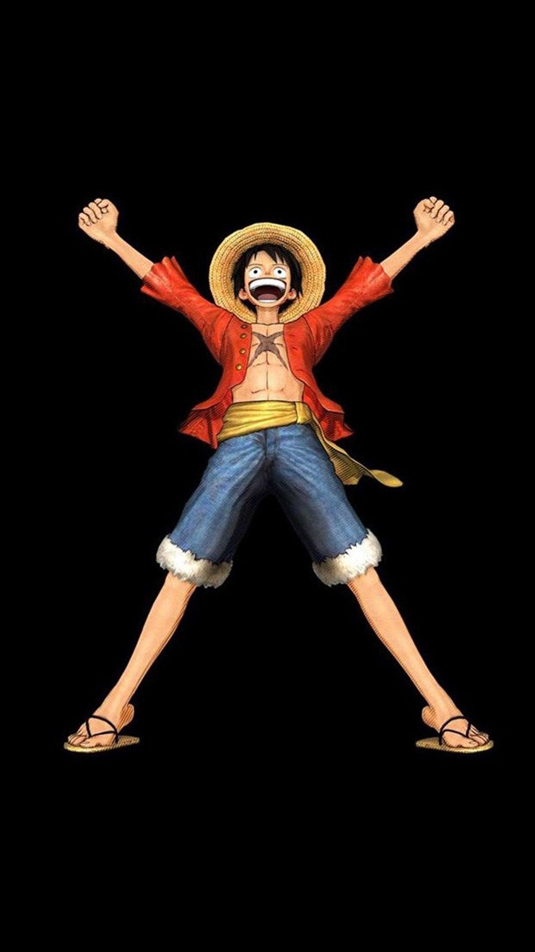 Ruffy Charakter, One Piece, Anime, HD, Kunst, 1080x1920 Full HD Handy