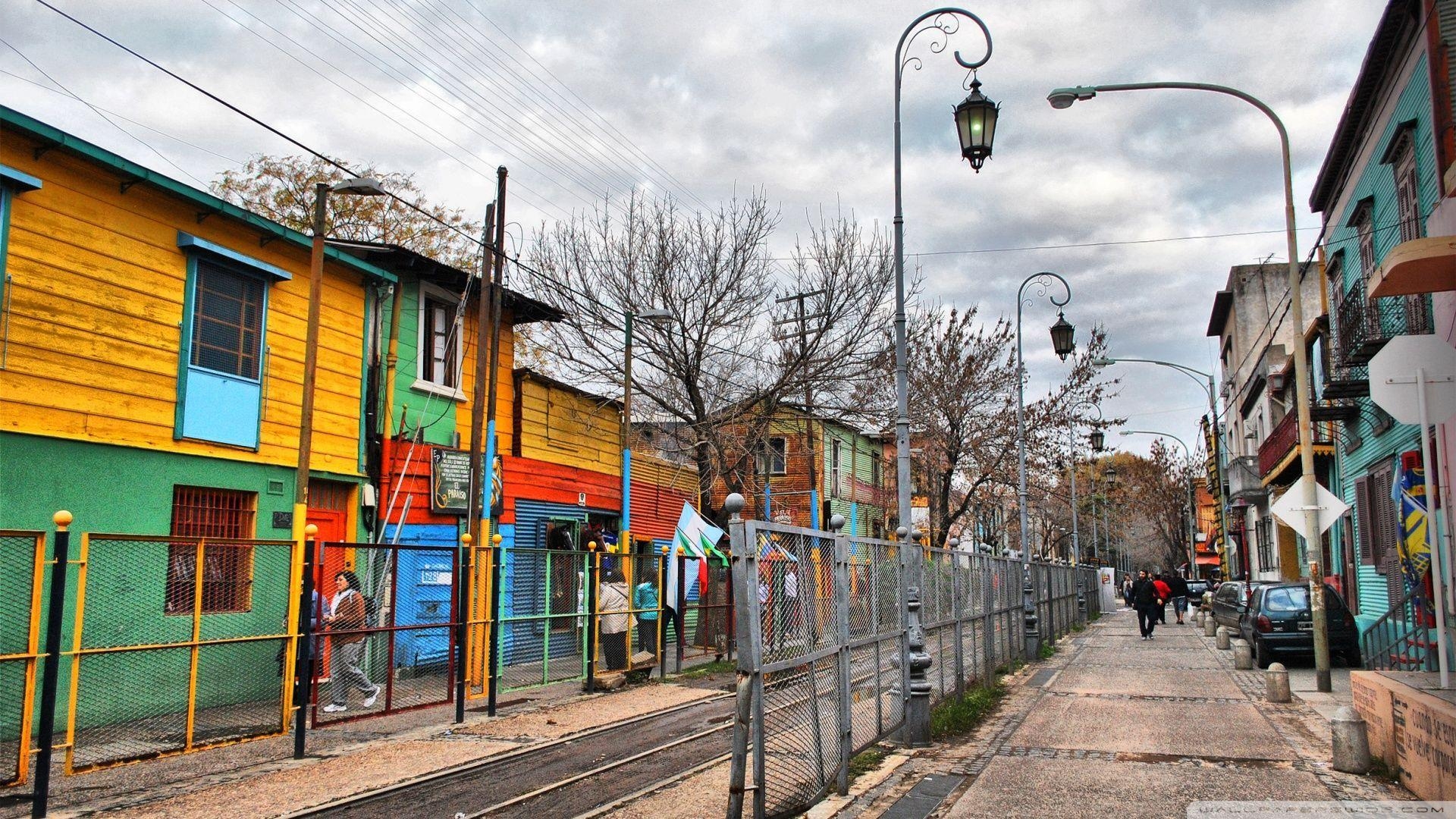 La Boca, Buenos Aires, Argentinien, Kunst, Viertel, 1920x1080 Full HD Desktop