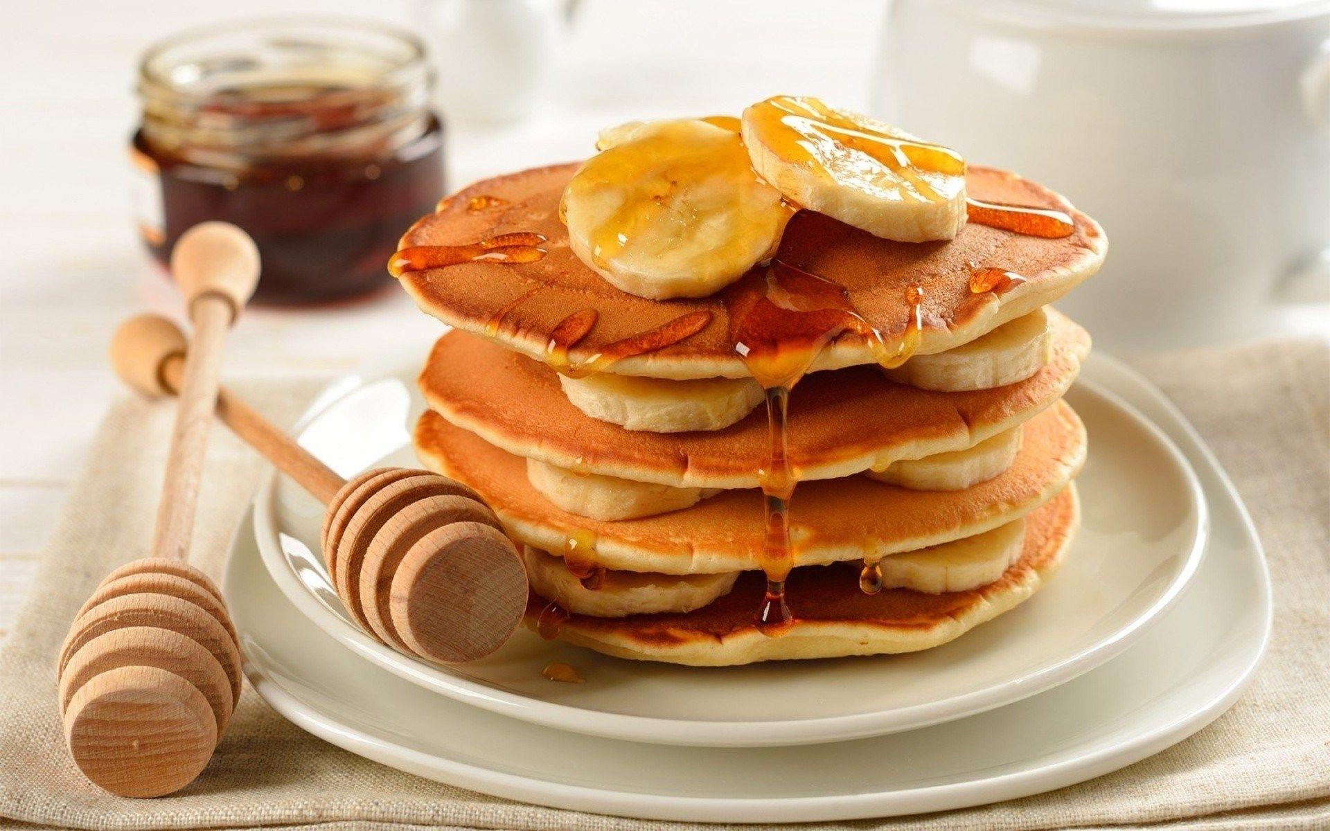 Pfannkuchen, Essen, HD Bild, Frühstück, lecker, 1920x1200 HD Desktop