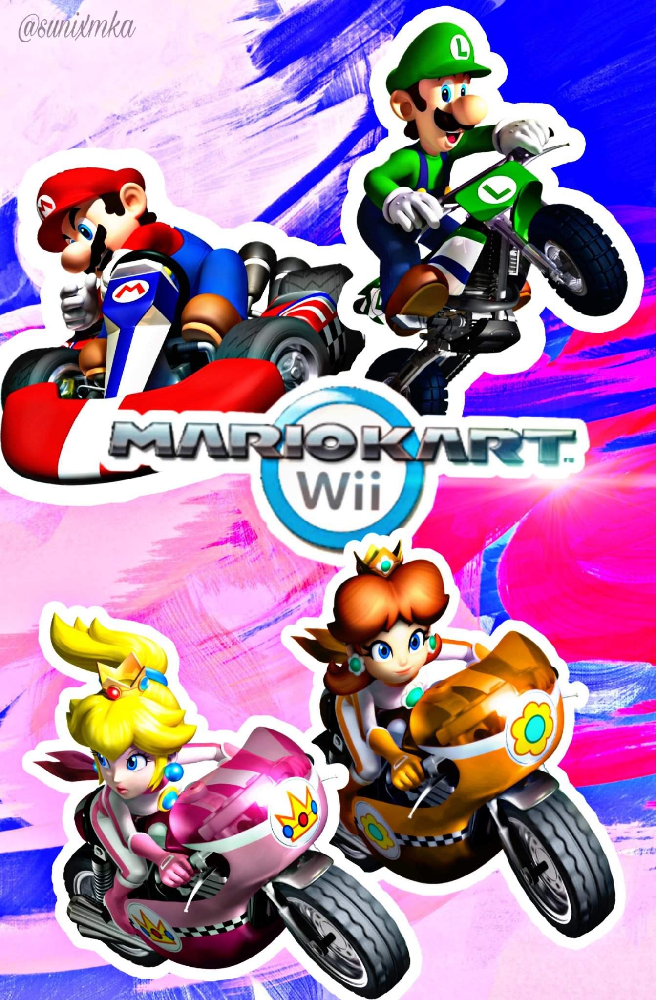 Mario Kart, Wii, Nintendo, Rennspiel, Spaß, 1350x2050 HD Handy