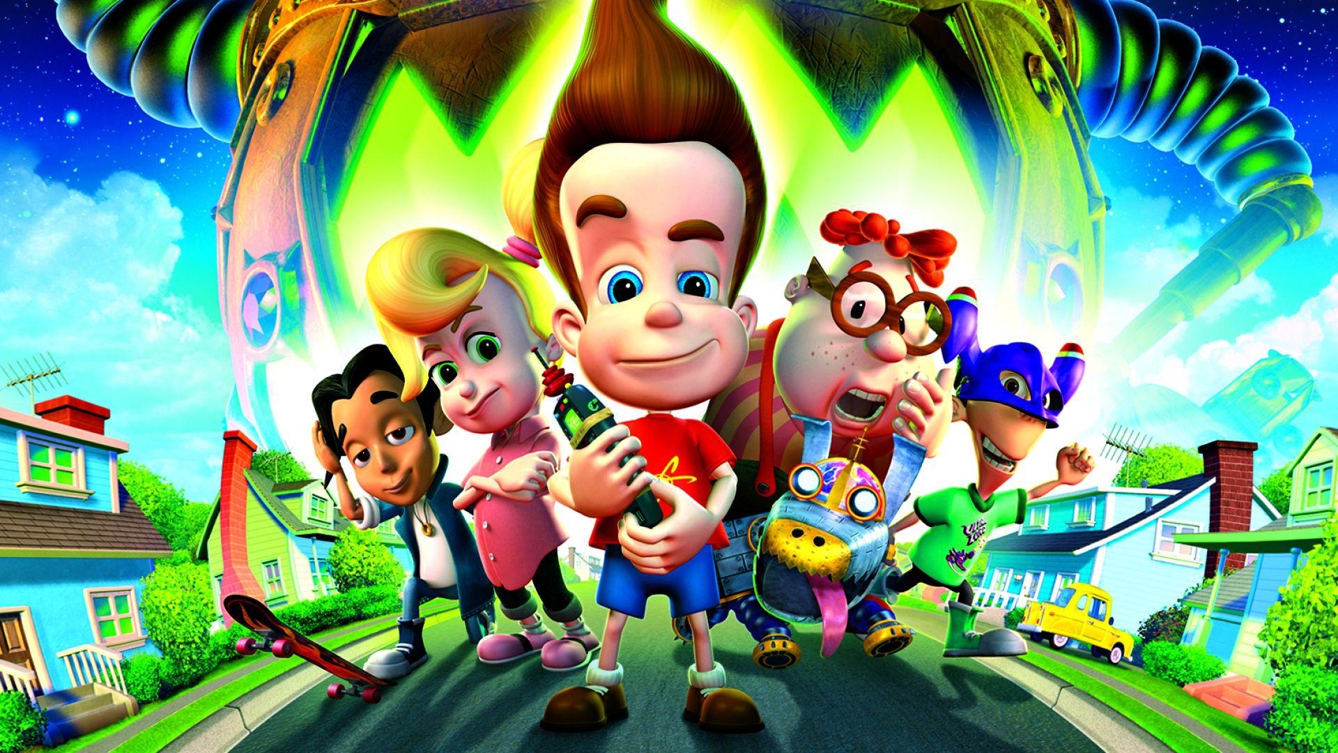 Jimmy Neutron, Cartoon, Junge, Genie, Himmel, 1920x1080 Full HD Desktop