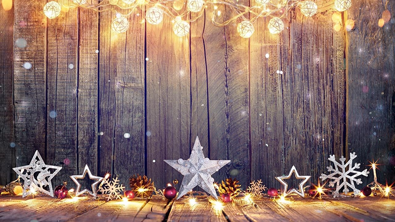 Fairy Lights, Neujahr, Dekoration, Schneeflocken, Feiertage, 1280x720 HD Desktop