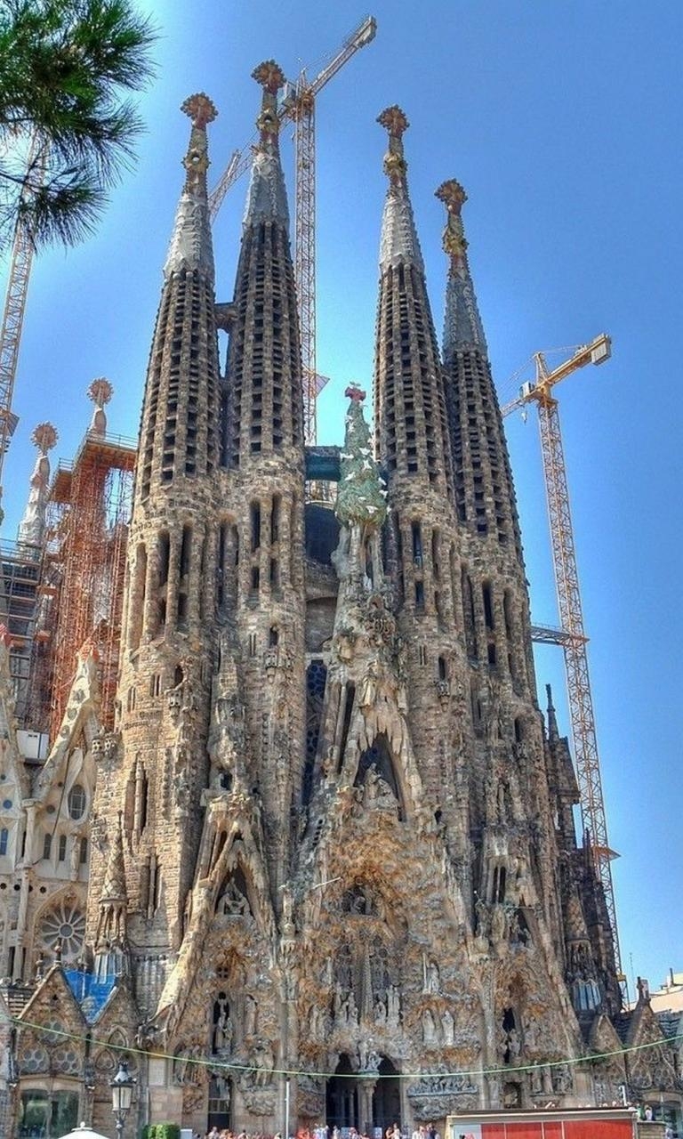 Sagrada Familia, Antoni Gaudí, Kathedrale, Spanien, Kostenlos Download, 770x1280 HD Handy