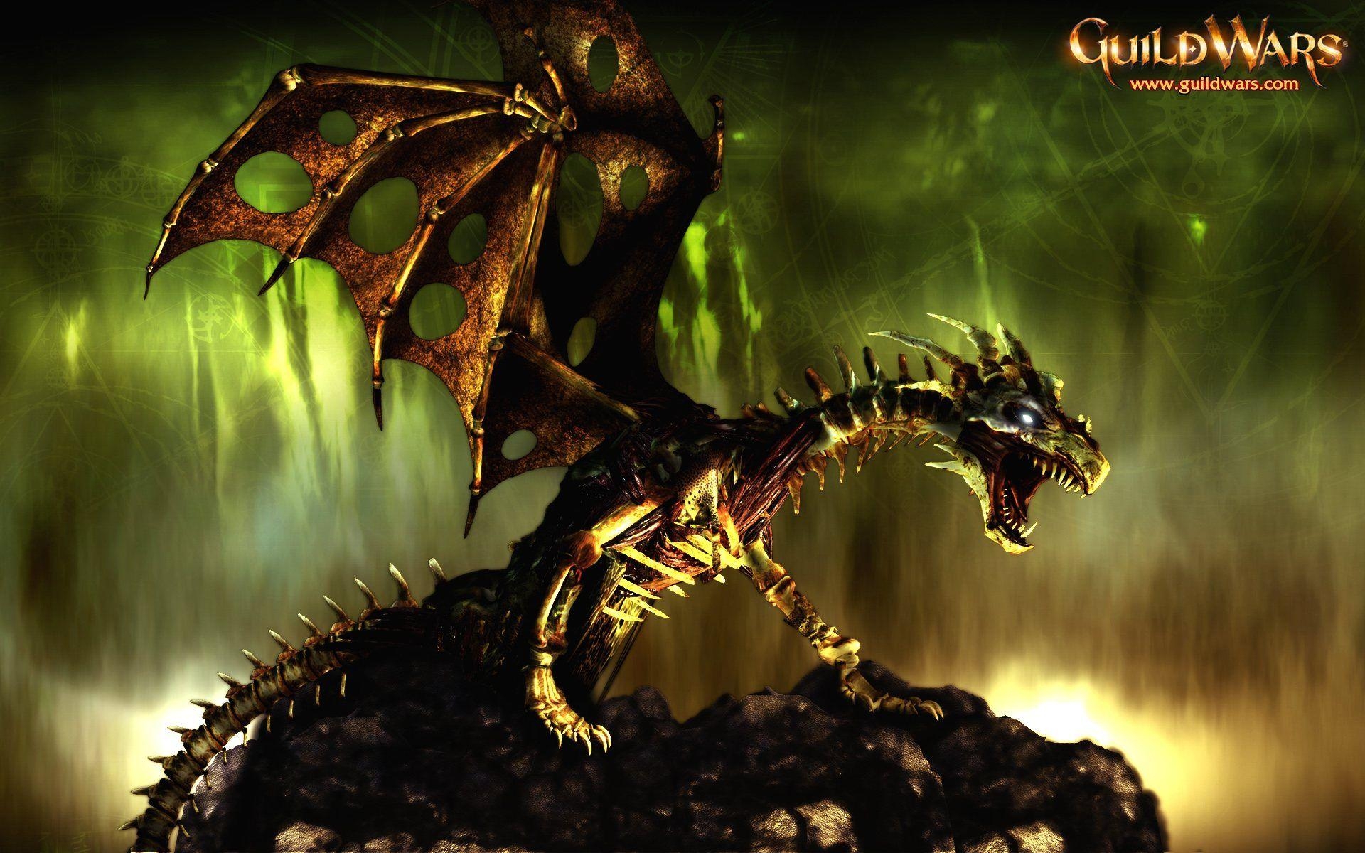 Guild Wars, Drache, 1200p, Fantasie, Kunst, 1920x1200 HD Desktop