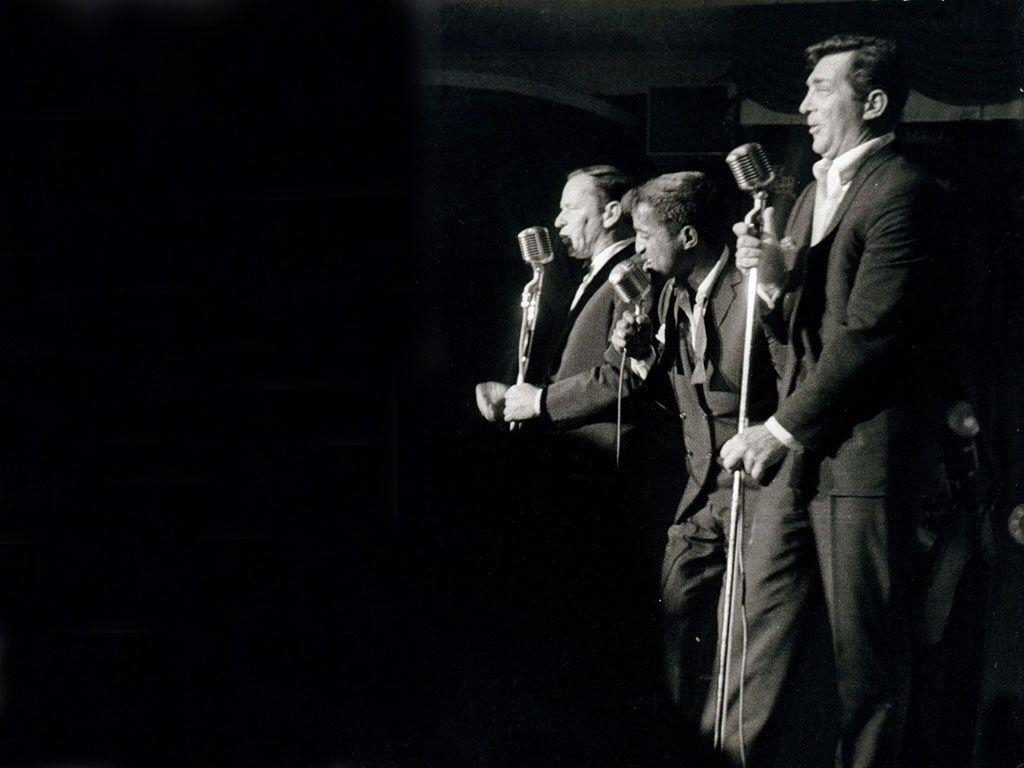 The Rat Pack, Frank Sinatra, Dean Martin, Sammy Davis, 1030x770 HD Desktop