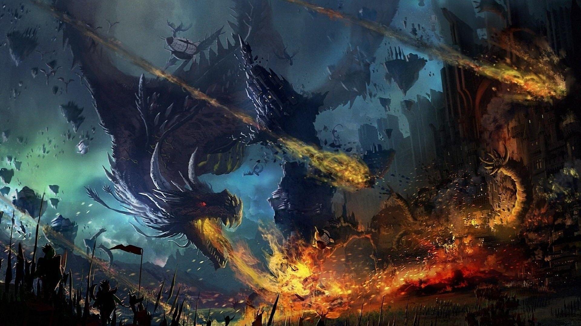 Drache, Hintergrundbild, kostenlos, hoher Auflösung, cool, 1920x1080 Full HD Desktop