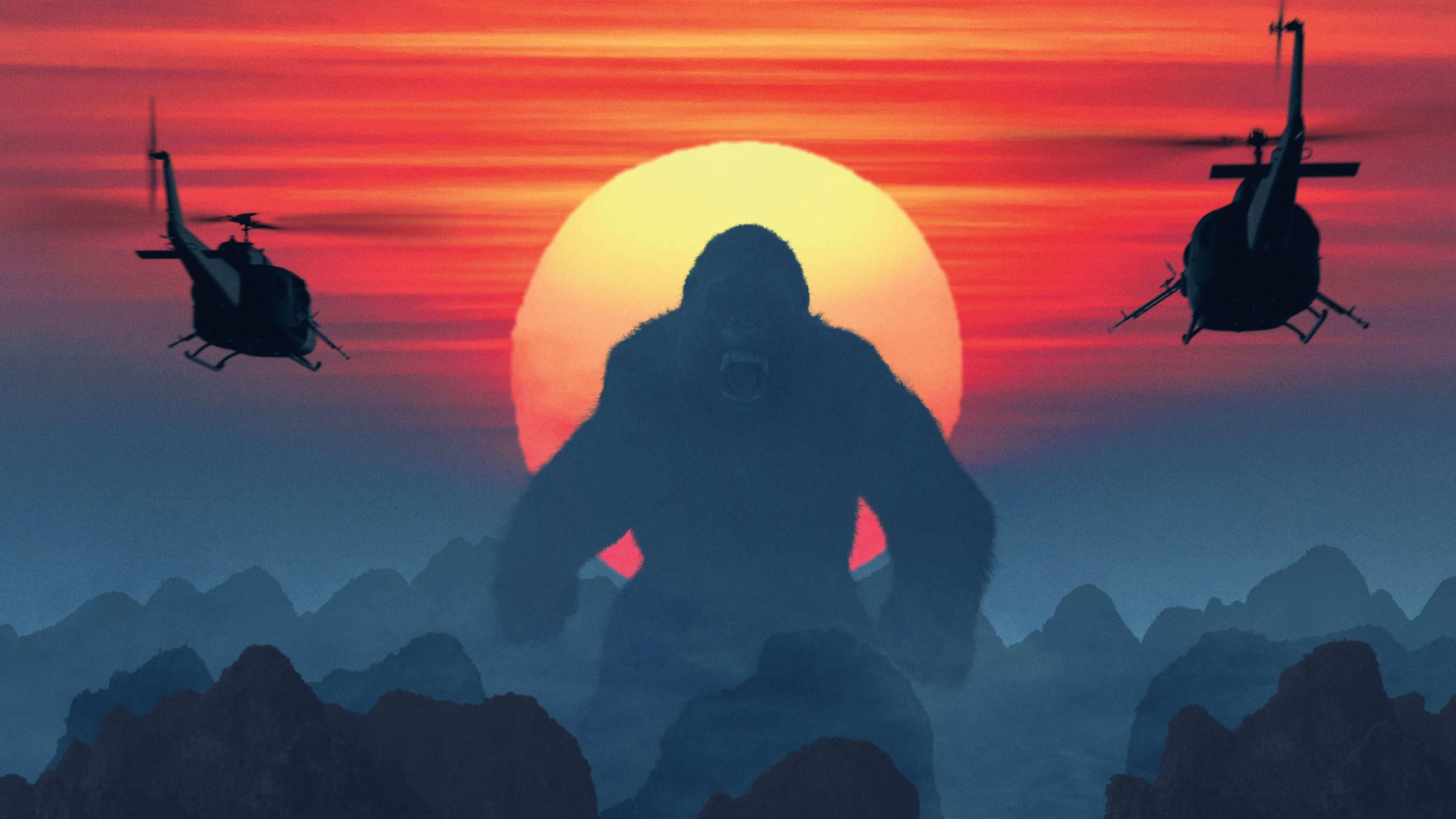 King Kong, Filme, Skull Island, HD, Abenteuer, 4350x2450 4K Desktop