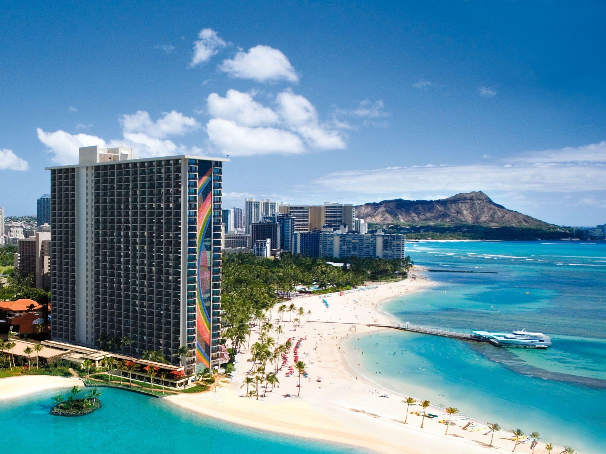 Waikiki, Strand, Honolulu, Sonne, Surfen, 2050x1540 HD Desktop