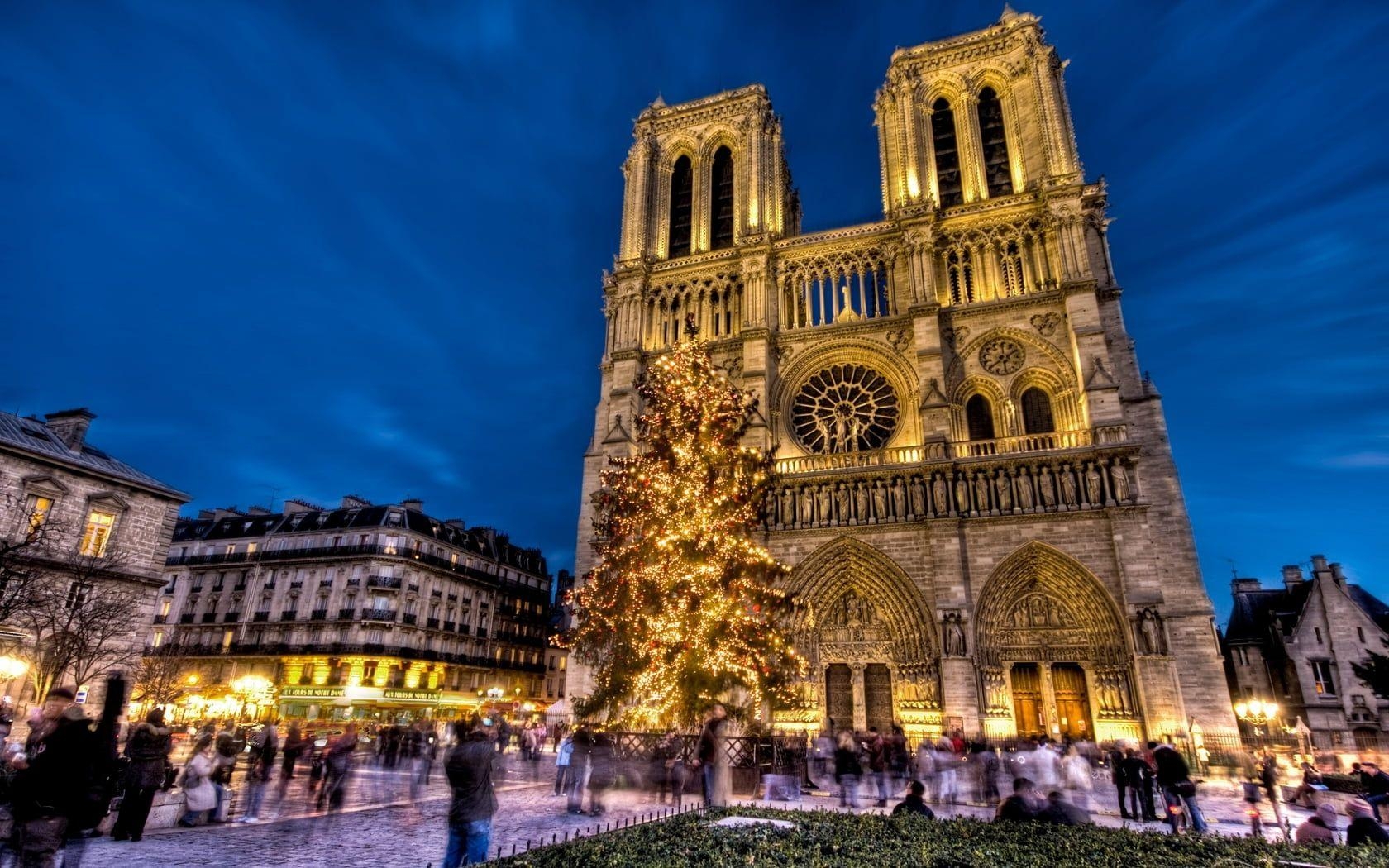 Notre Dame, Paris, Gotik, Sehenswürdigkeit, Kunstwerk, 1680x1050 HD Desktop