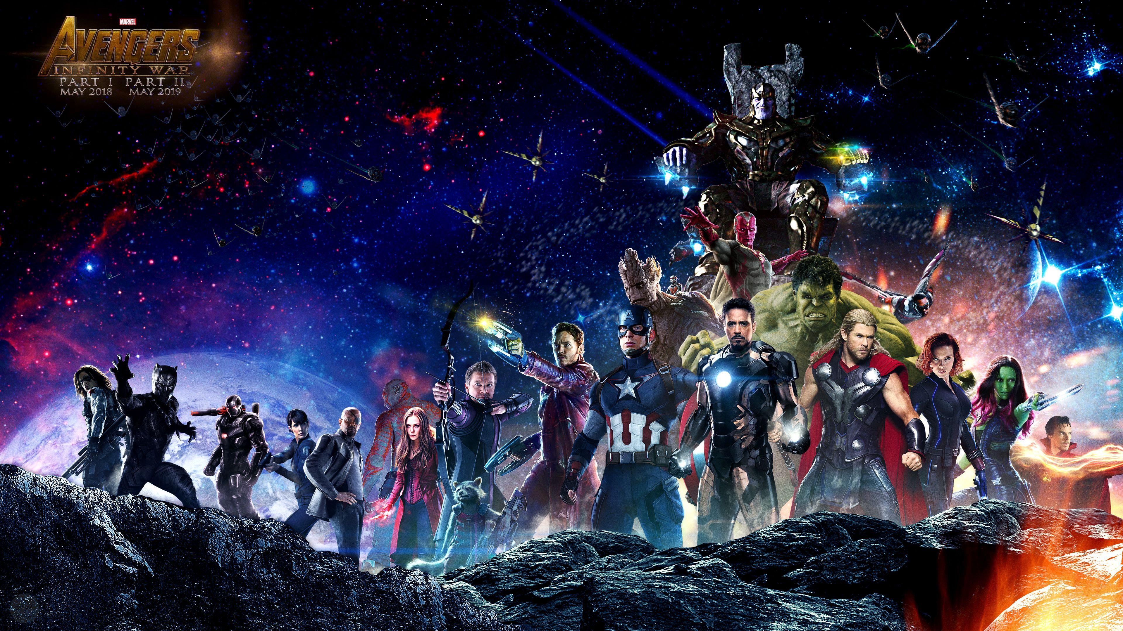 Avengers, Infinity War, HD, Marvel, Download, 3840x2160 4K Desktop