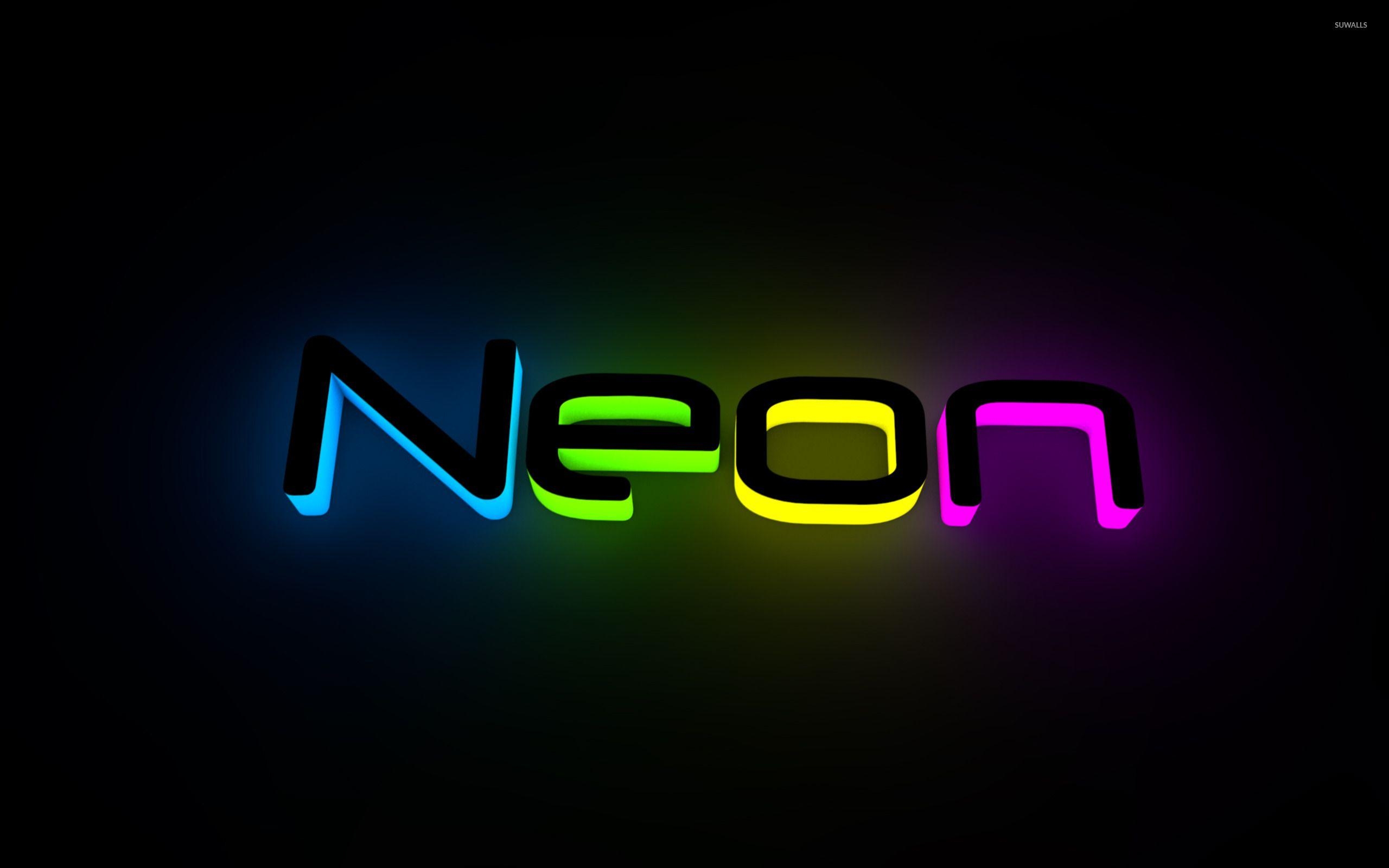 Neon, Traurig, Mädchen, Kunst, Hintergrund, 2560x1600 HD Desktop