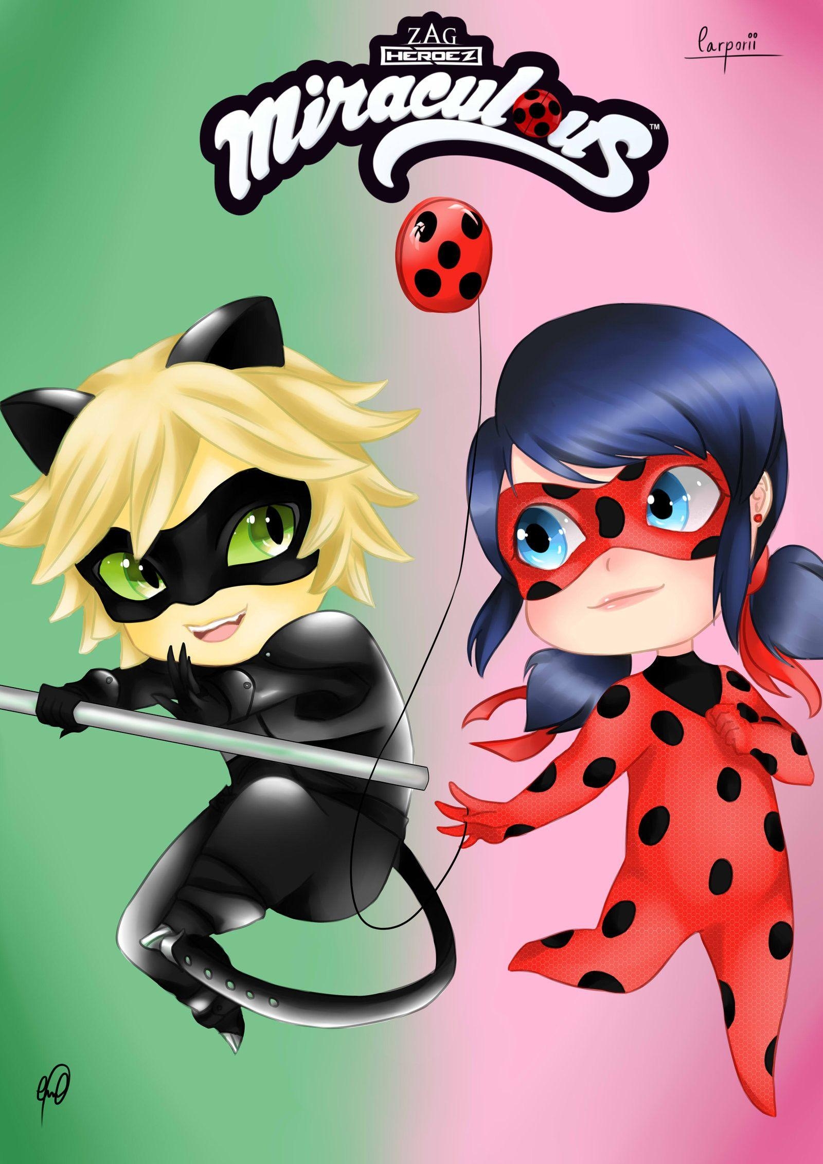 Ladybug, Miraculous, Cat Noir, Cartoon, Abenteuer, 1600x2270 HD Handy