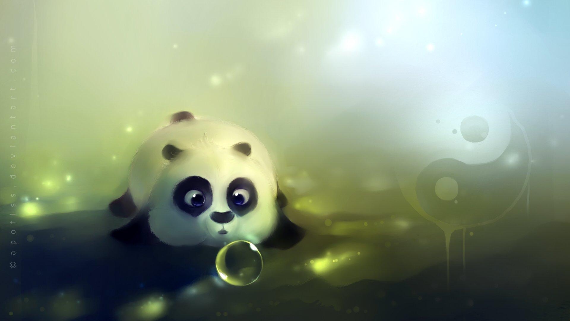 Niedlicher Baby Panda, Tierwelt, China, Süß, Bambus, 1920x1080 Full HD Desktop