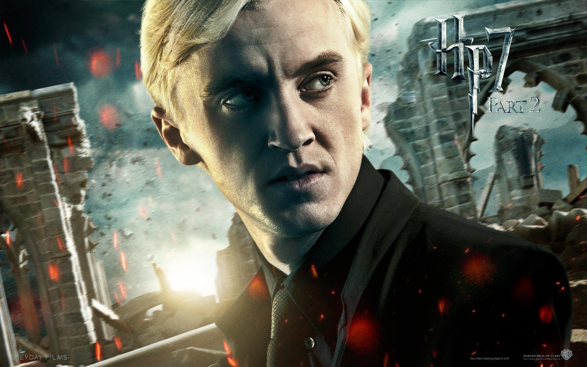 Draco Malfoy, Heiligtümer des Todes, Film, Teil II, Magie, 1920x1200 HD Desktop