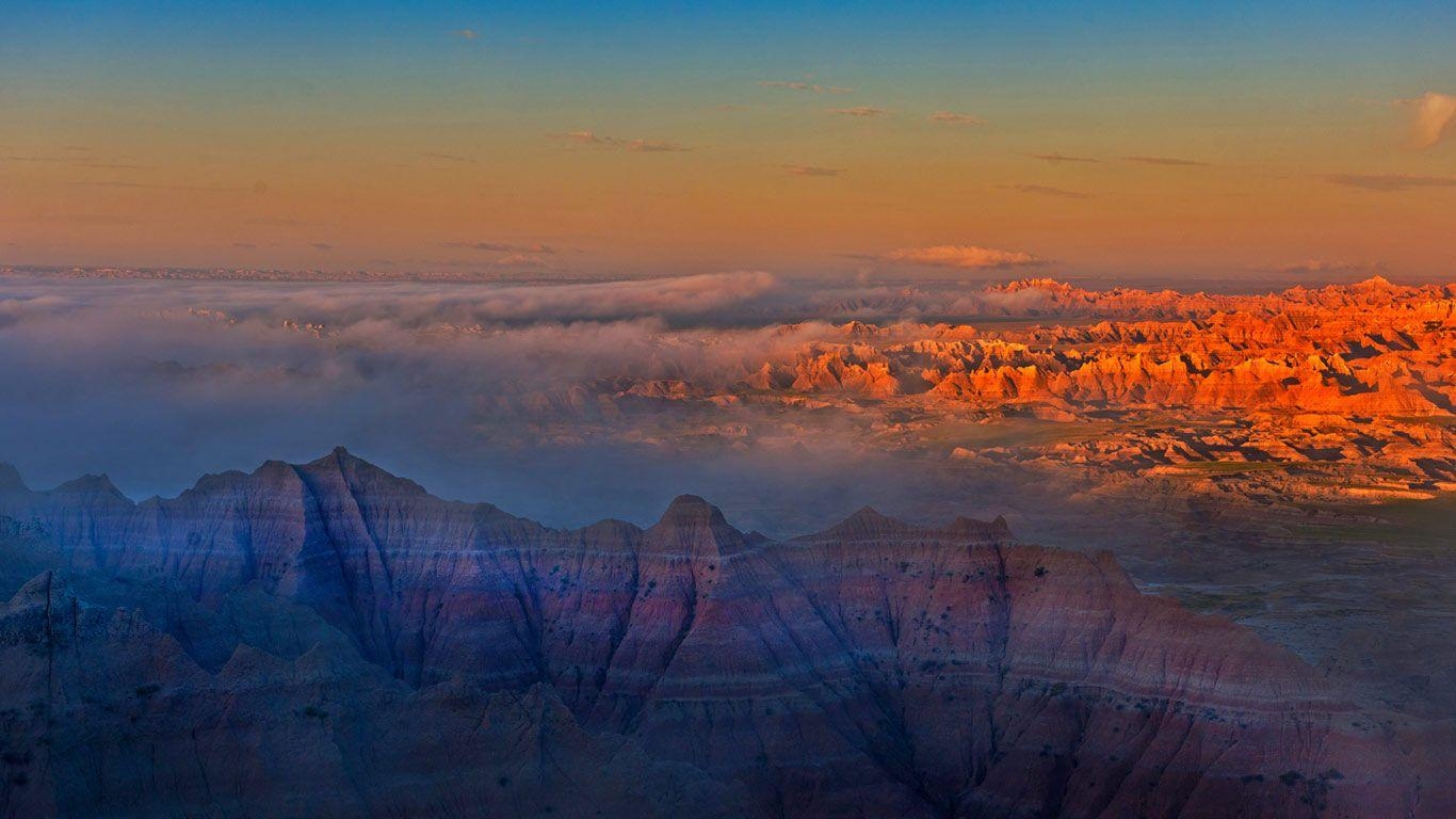 North Dakota, Reisen, Abenteuer, USA, Landschaft, 1370x770 HD Desktop