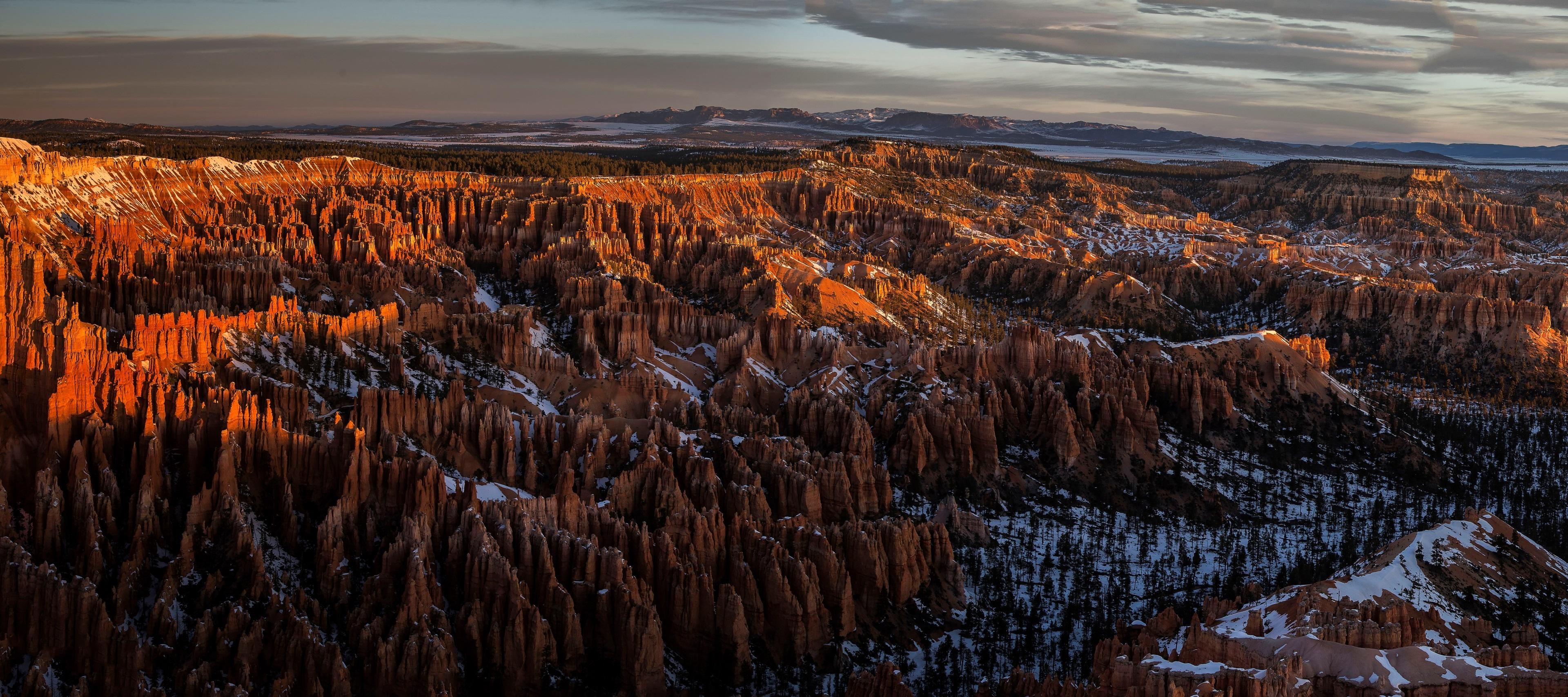 Bryce Canyon Nationalpark, 4K PC, HD Landschaft, 3840x1710 Dual Screen Desktop