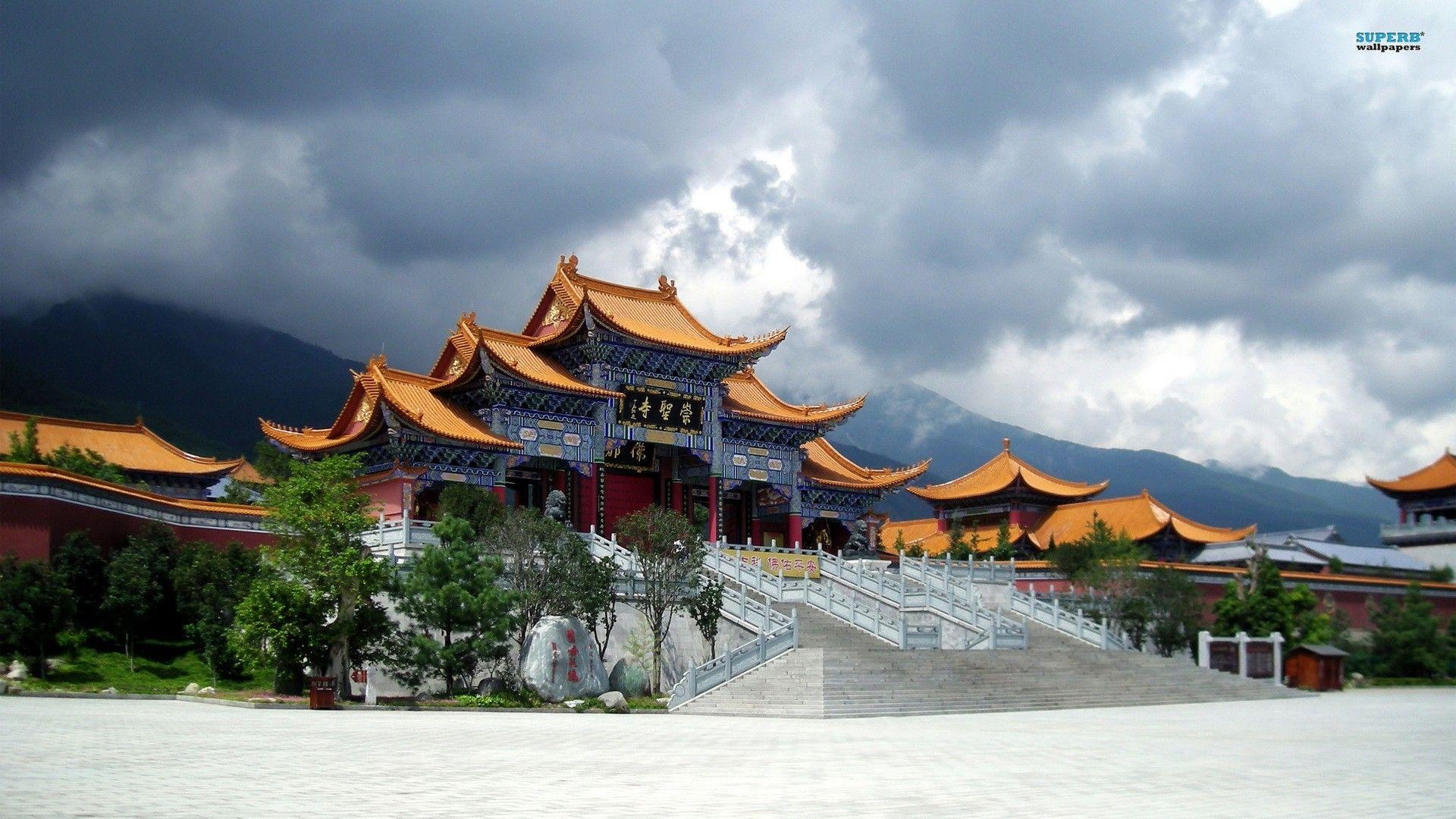 Chongsheng Tempel, Yunnan, China, Religion, Asiatische Kultur, 1920x1080 Full HD Desktop