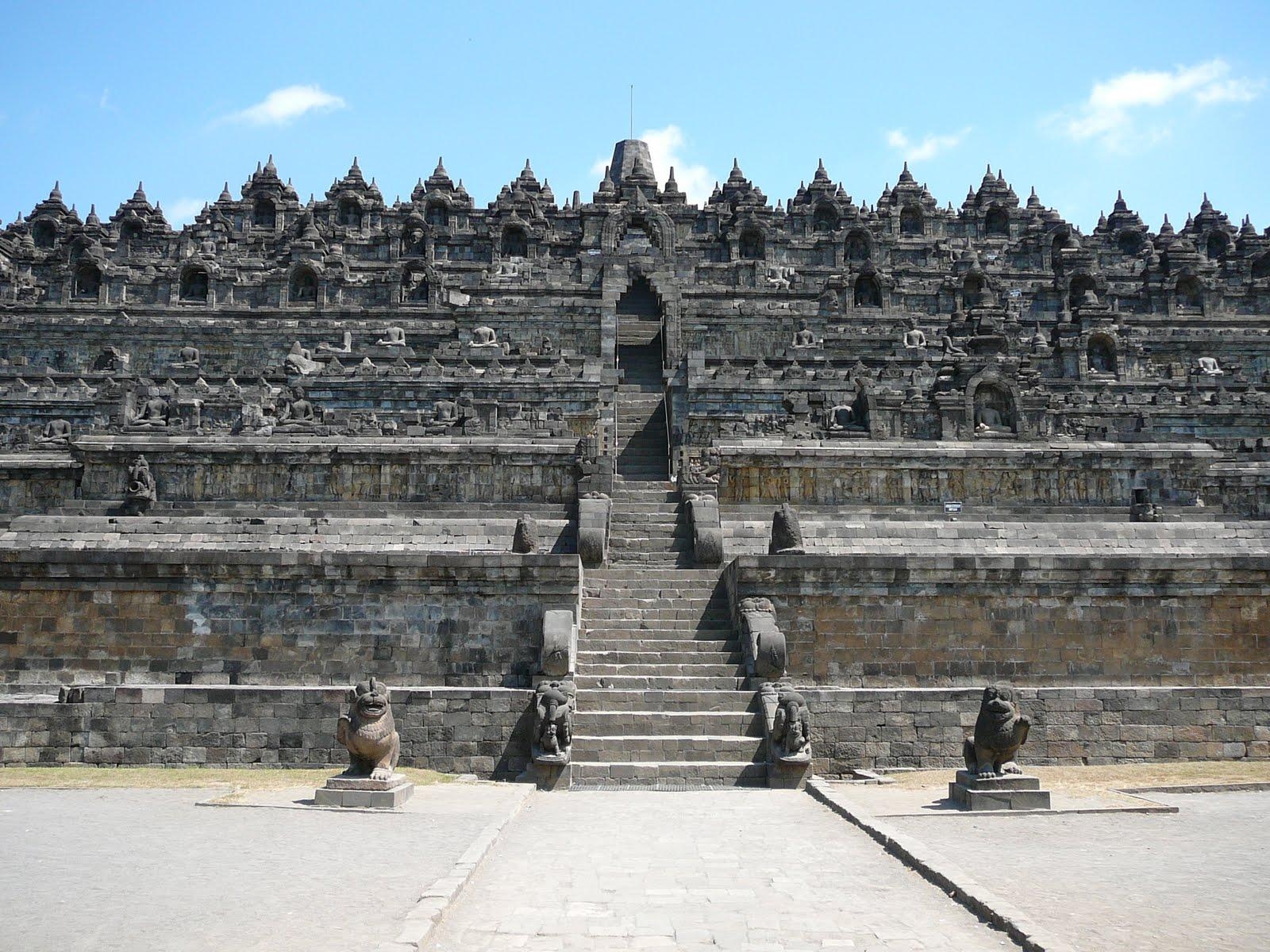 Borobudur, Hintergrund Kollektion, Indonesien, Tempel, Reise, 1600x1200 HD Desktop