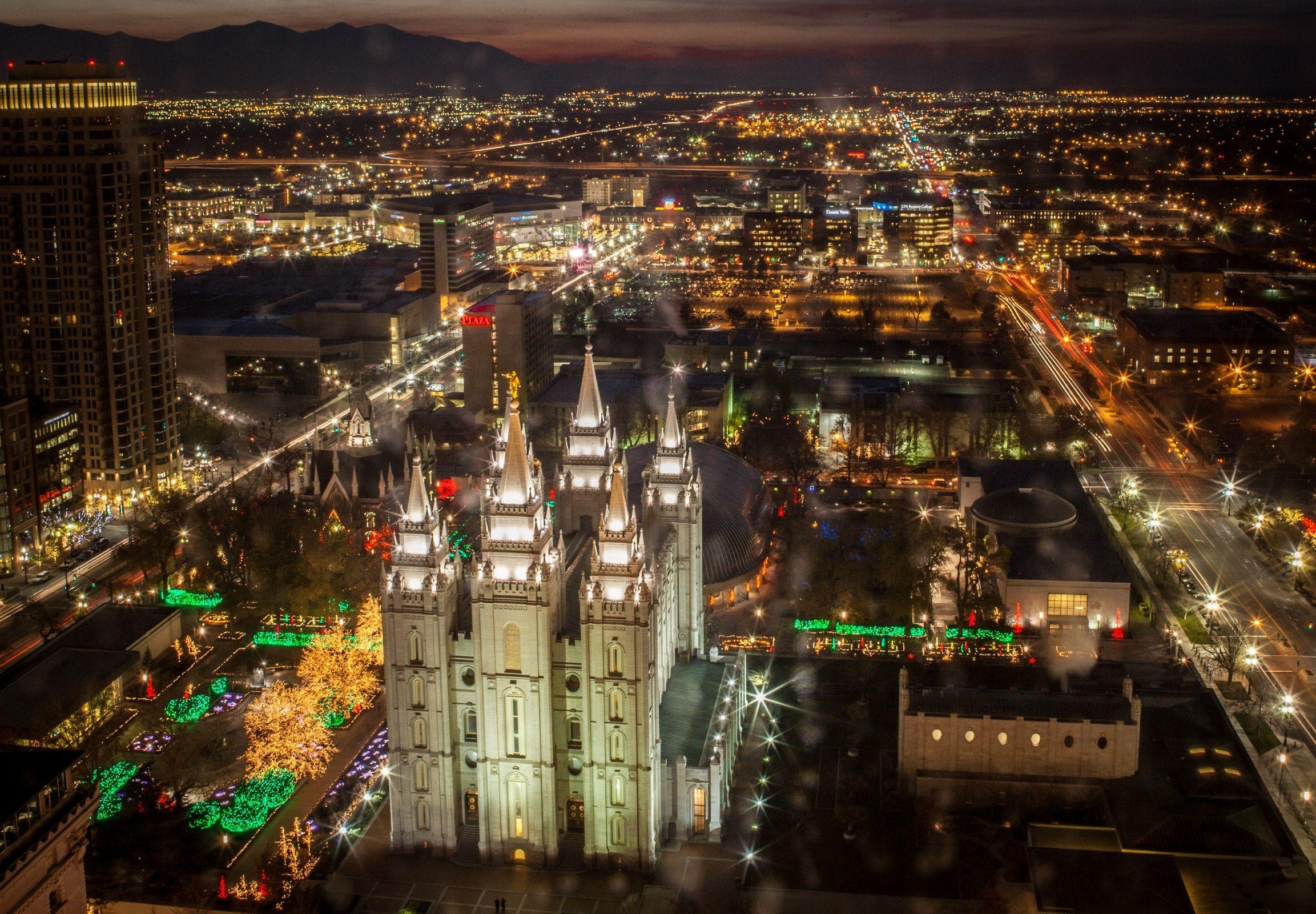 Salt Lake Tempel, Reisen, Tempelplatz, Architektur, Utah, 2310x1600 HD Desktop