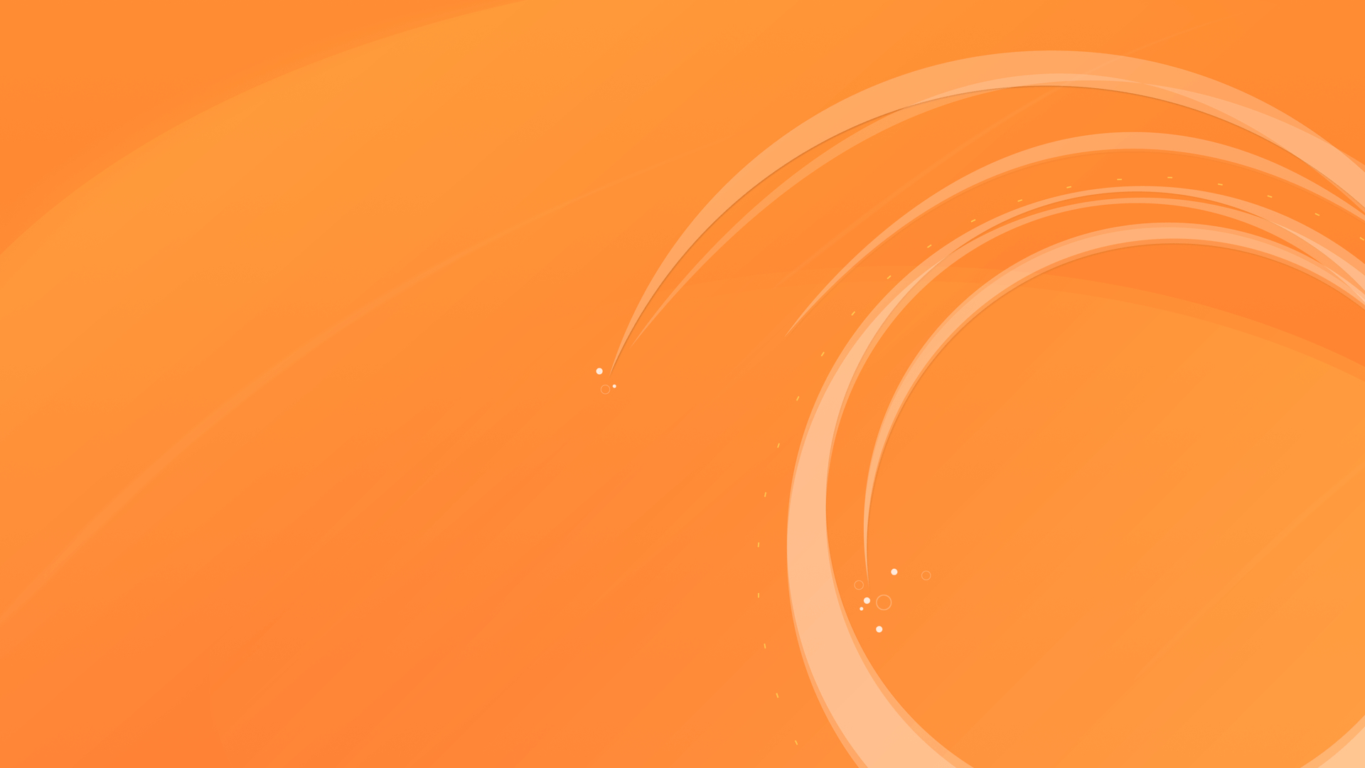 Orange, kreisförmig, lebendig, Design, Hintergrund, 1920x1080 Full HD Desktop